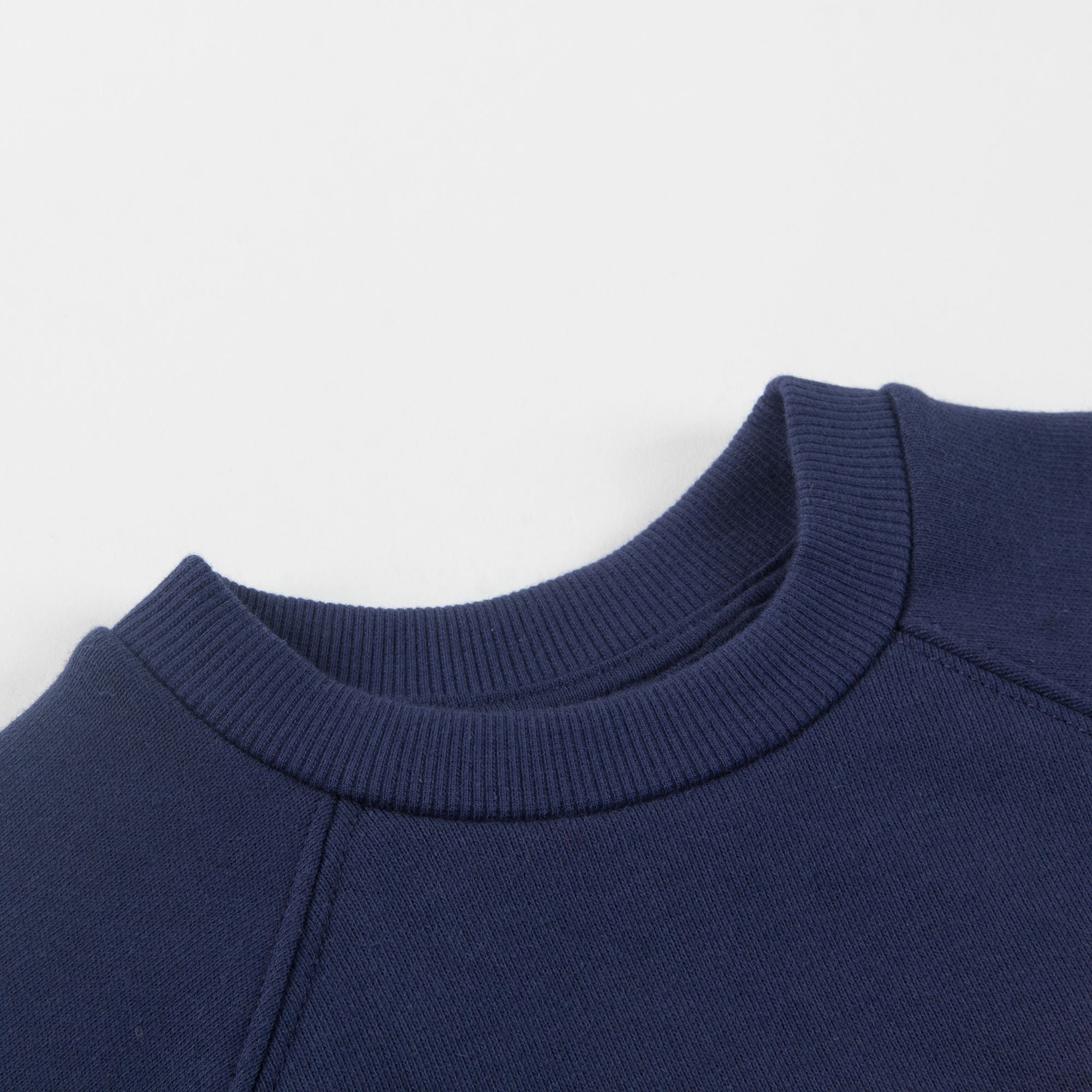 Girls Navy Blue Organic Cotton 鈥淒og鈥?Sweatshirt