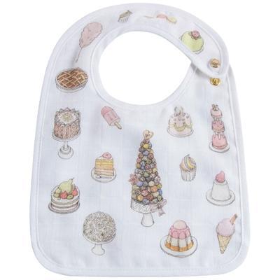 Small Bib Sweetie Pie - Gold Snaps