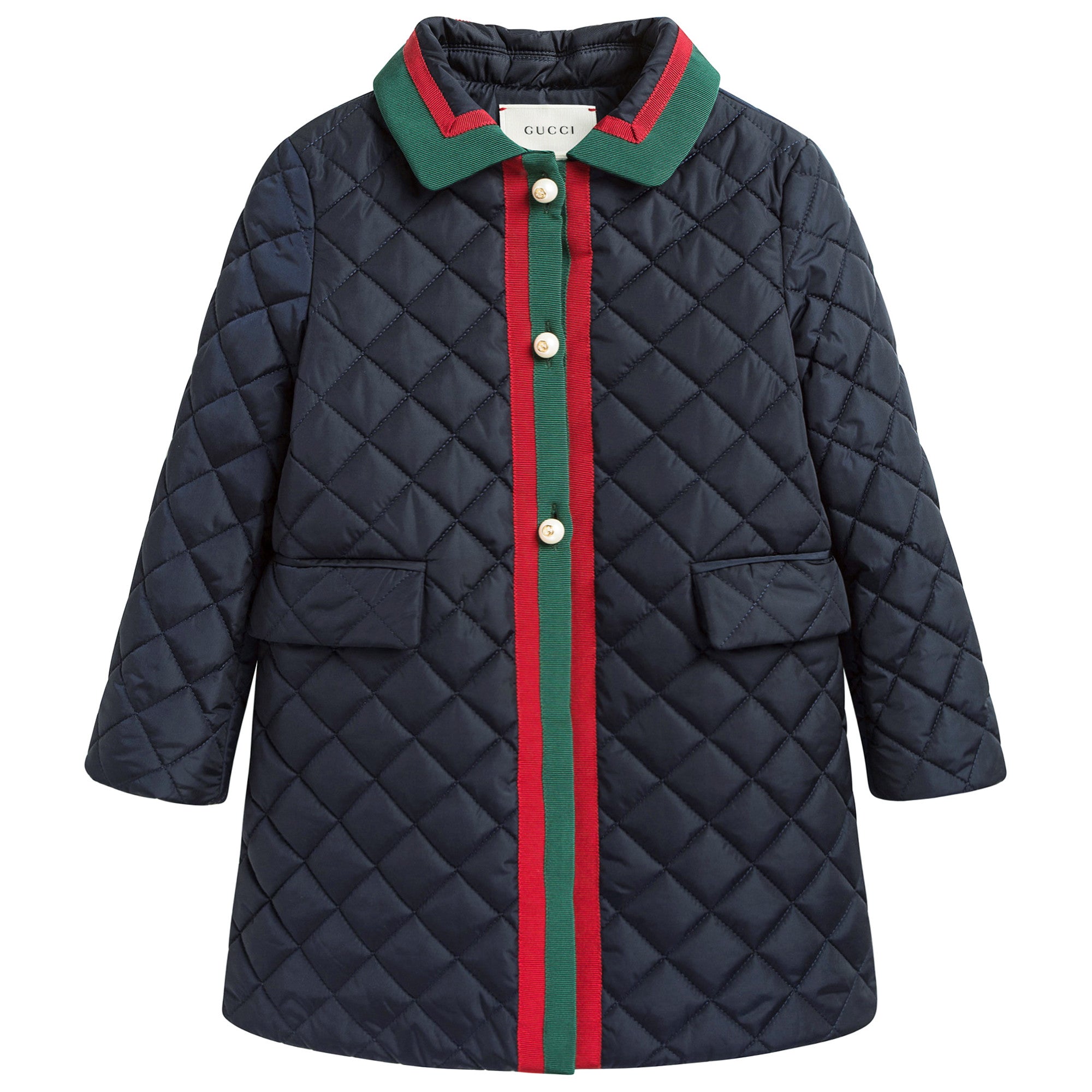 Girls Navy Blue Coat