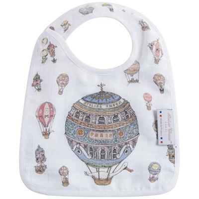 Small Bib Hot Air Balloons - Gold Snaps