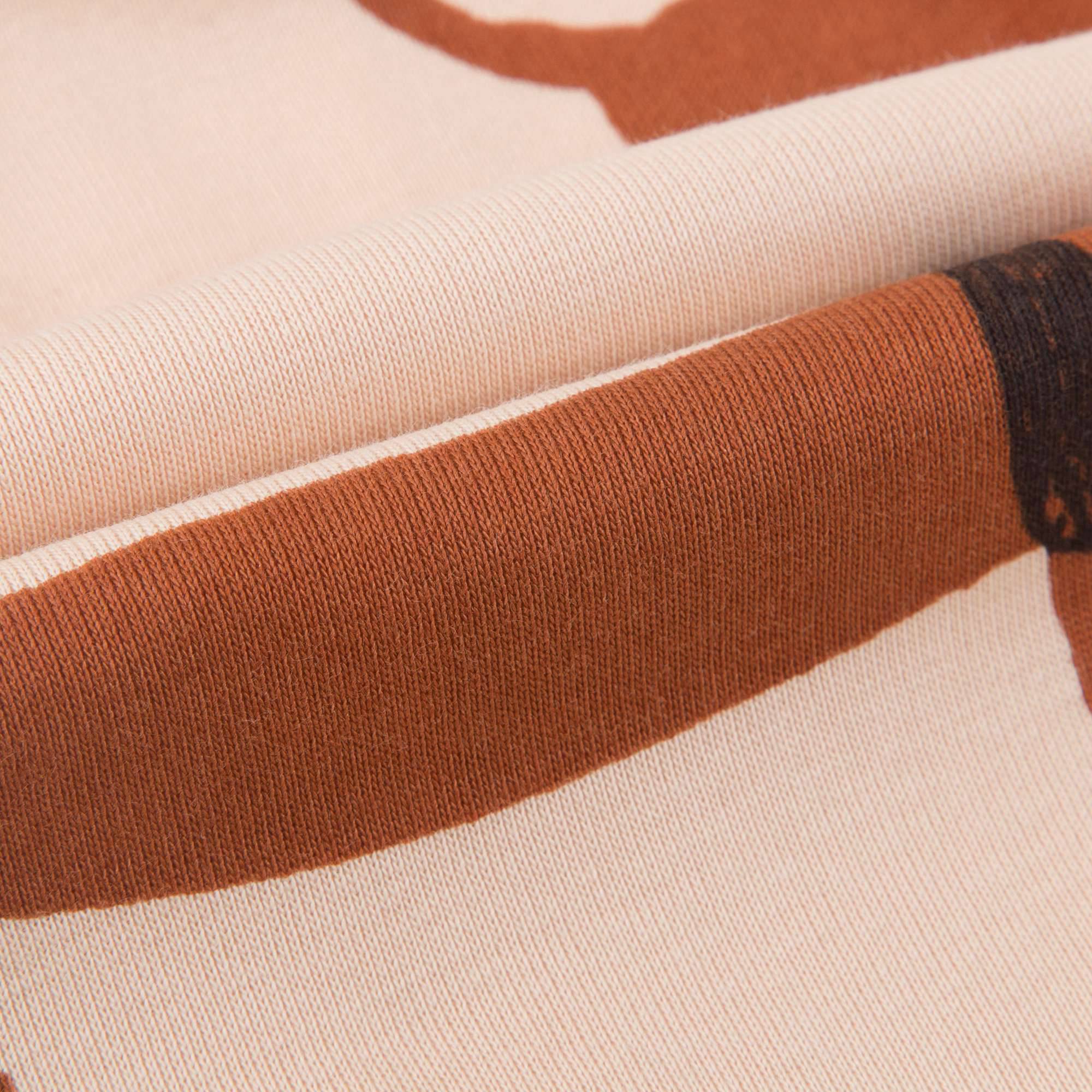 Girls Beige Organic Cotton "Dog" Dresse