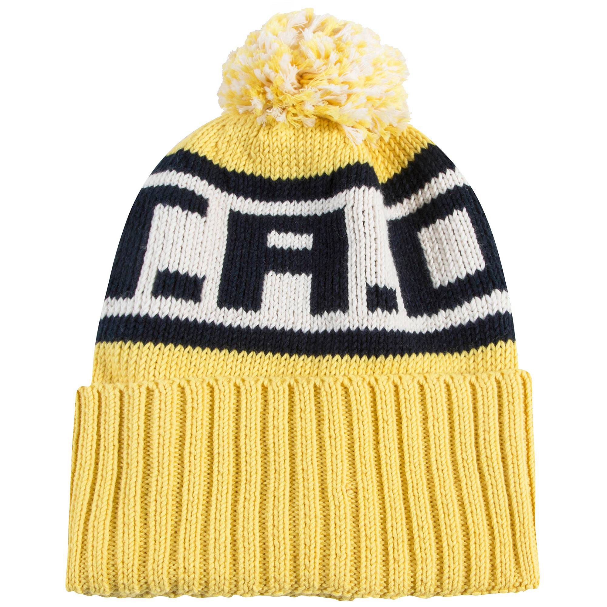 Girls Yellow Cotton Hat