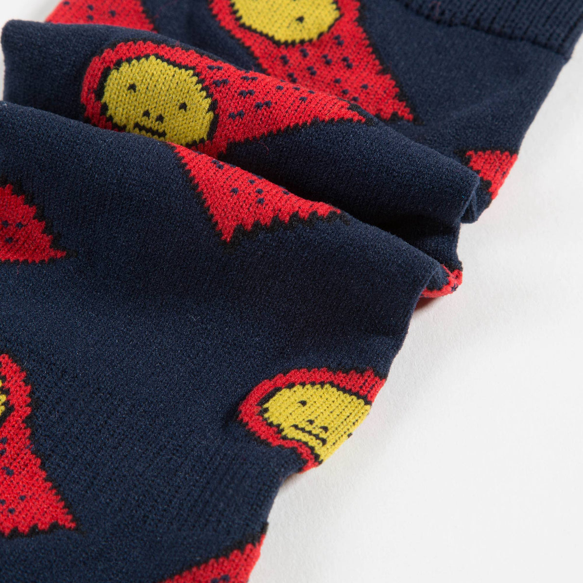 Chaussettes en coton bleu marine pour filles