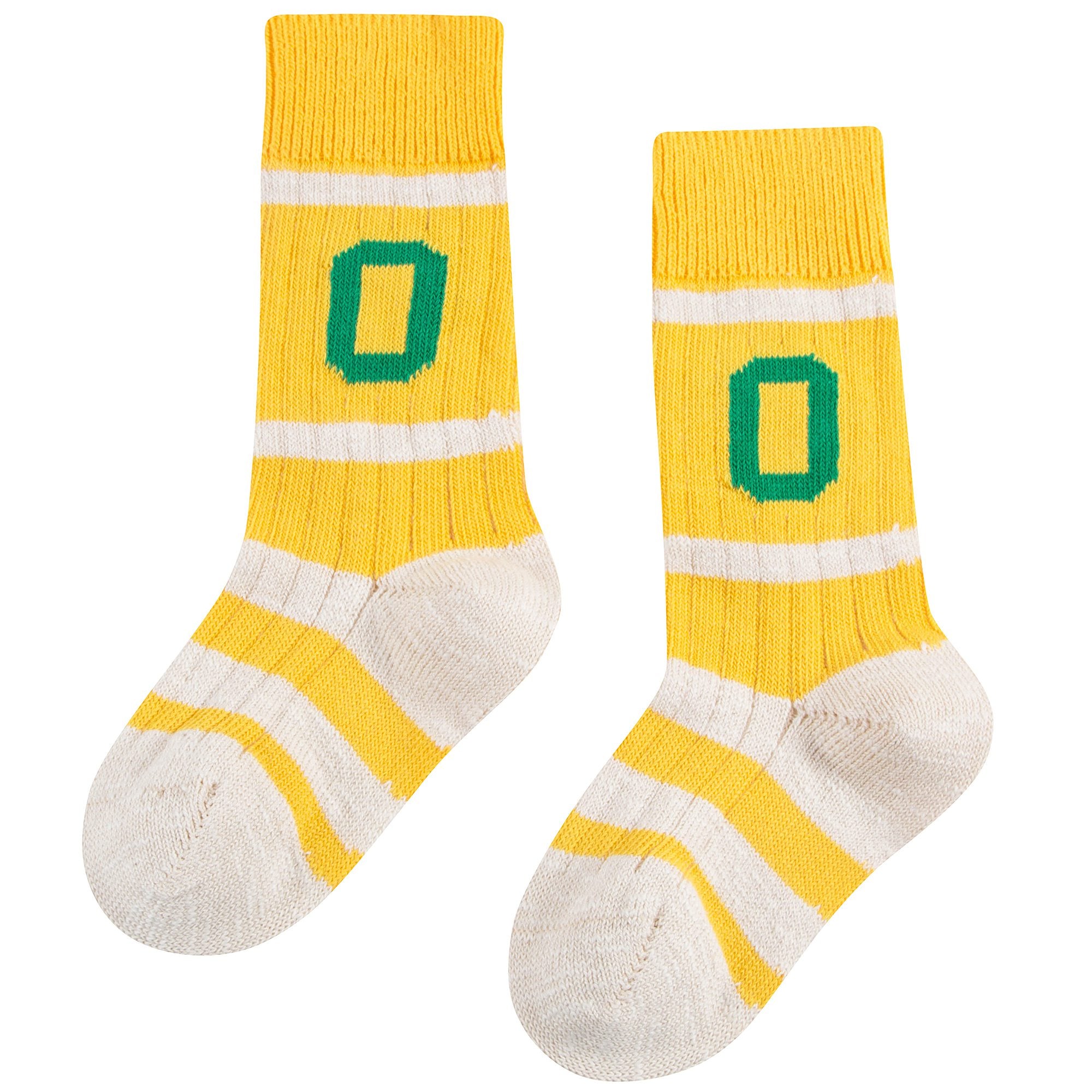 Girls Yellow Cotton Socks