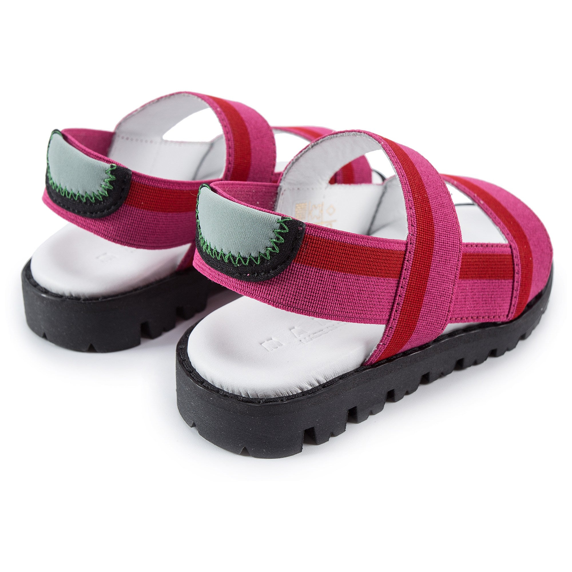 Girls Pink & Red Sandals