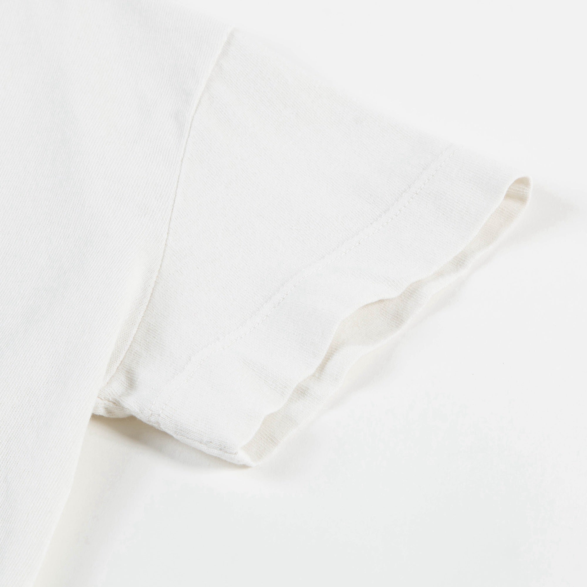 Girls Raw White Dog Cotton T-shirt