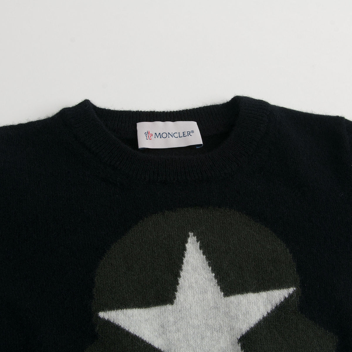 Baby Girls Black Knitted Sweater With White Star Trims - CÉMAROSE | Children's Fashion Store - 3