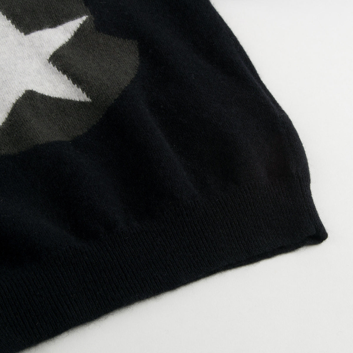 Baby Girls Black Knitted Sweater With White Star Trims - CÉMAROSE | Children's Fashion Store - 6