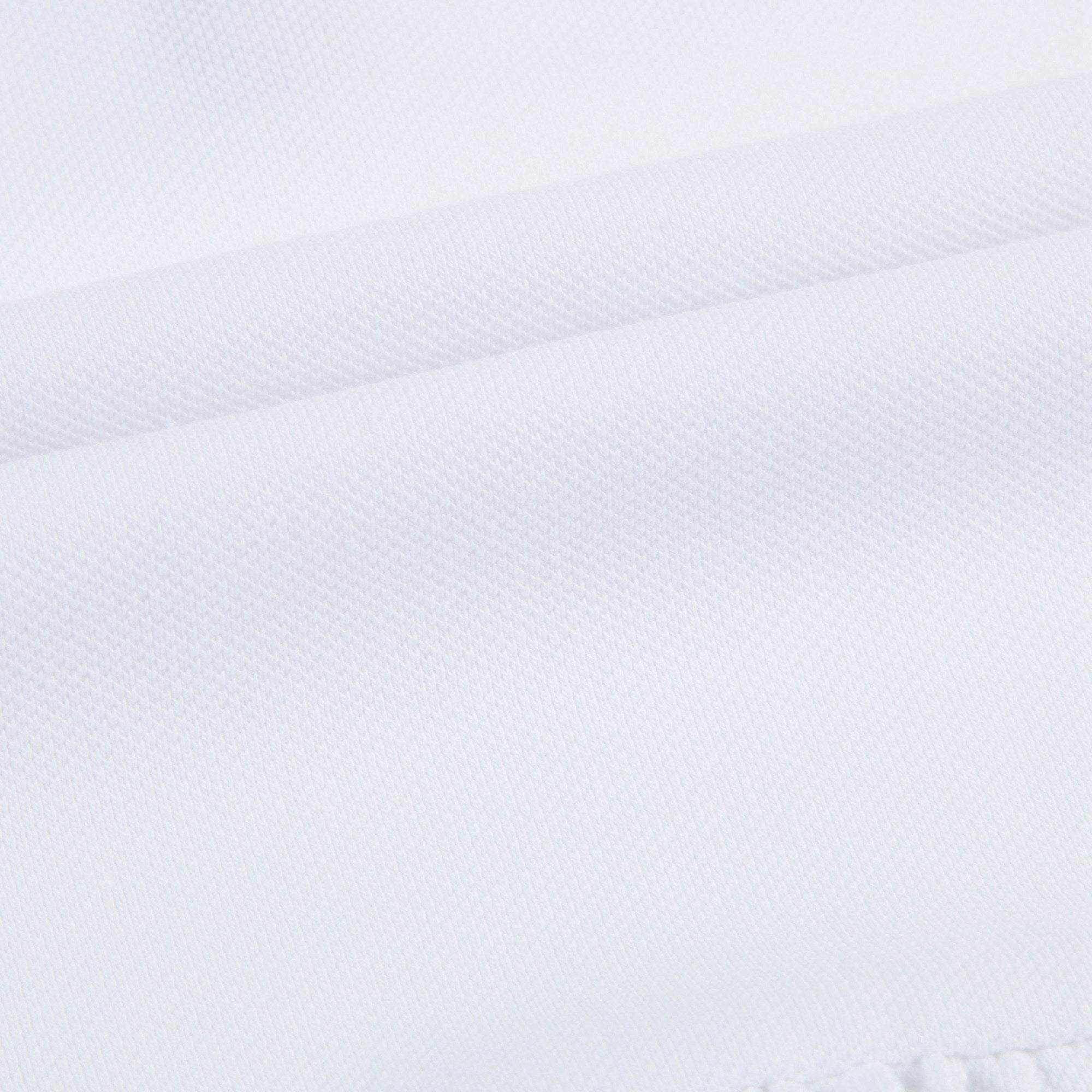 Girls White Cotton Polo Dress
