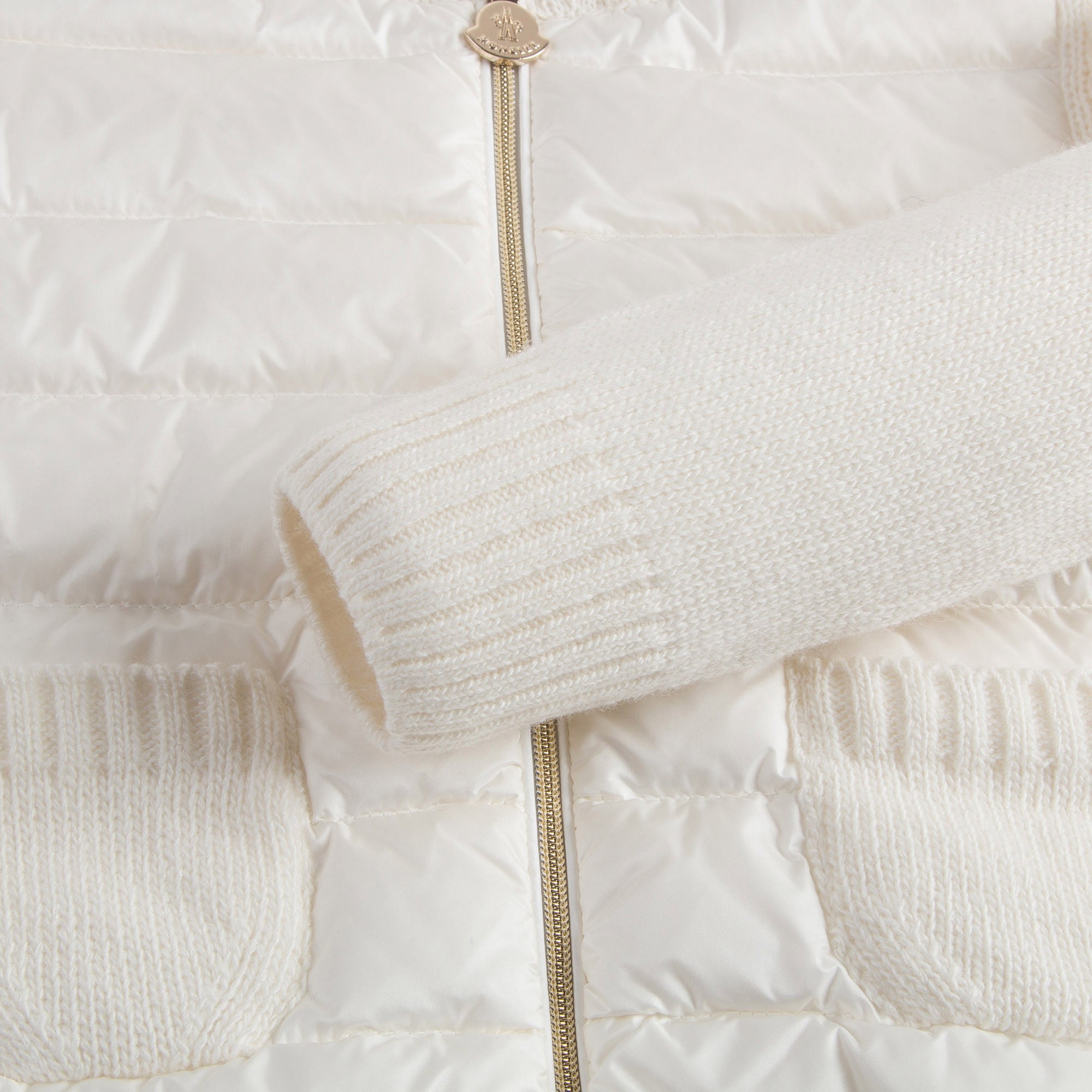 Girls White Knitted Hooded Cardigan - CÉMAROSE | Children's Fashion Store - 4