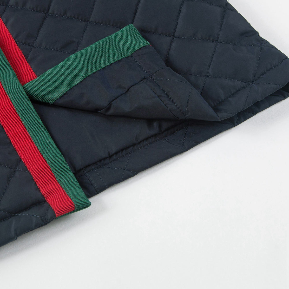 Manteau matelassé bleu marine pour bébés filles