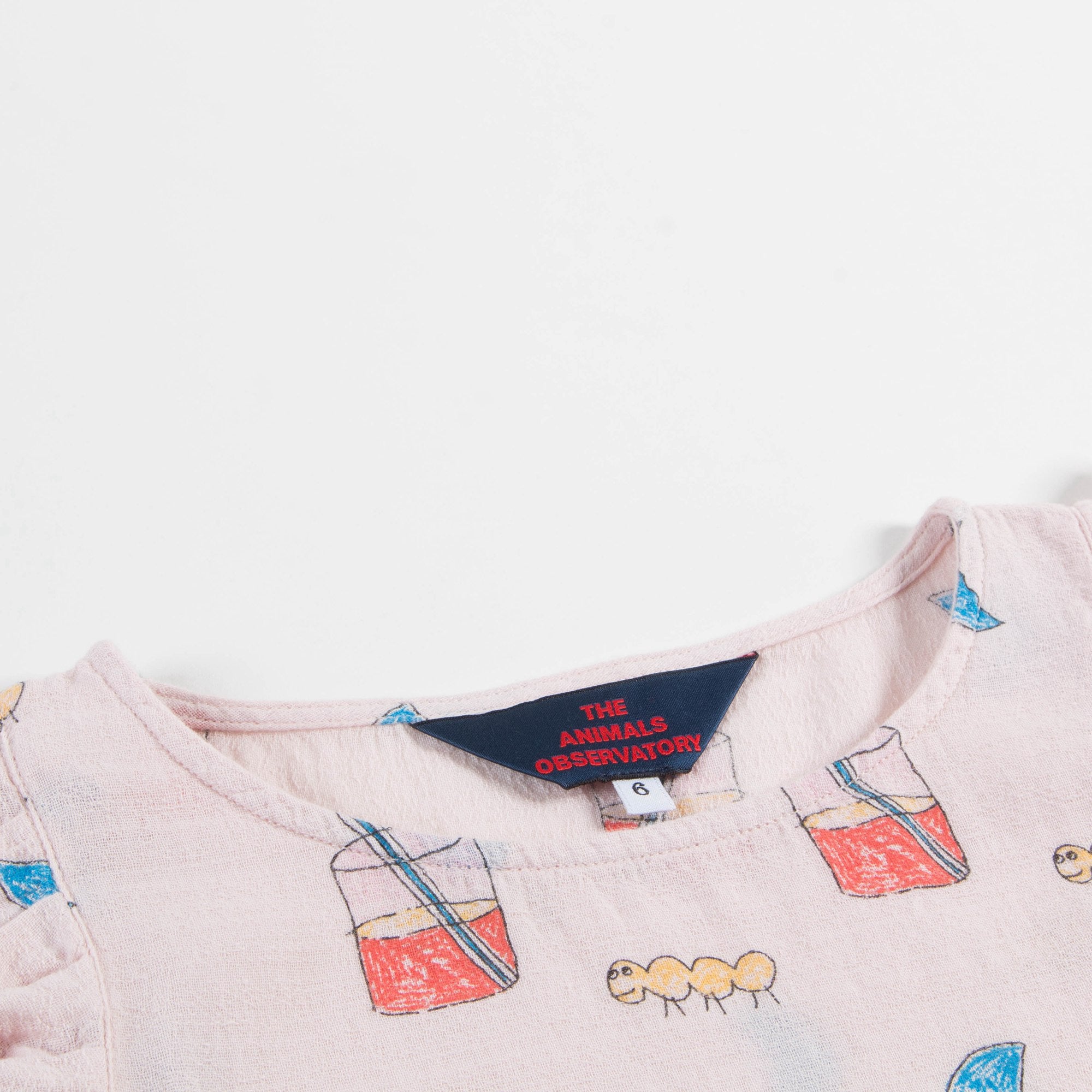 Girls Quartz Glasses Cotton Dress