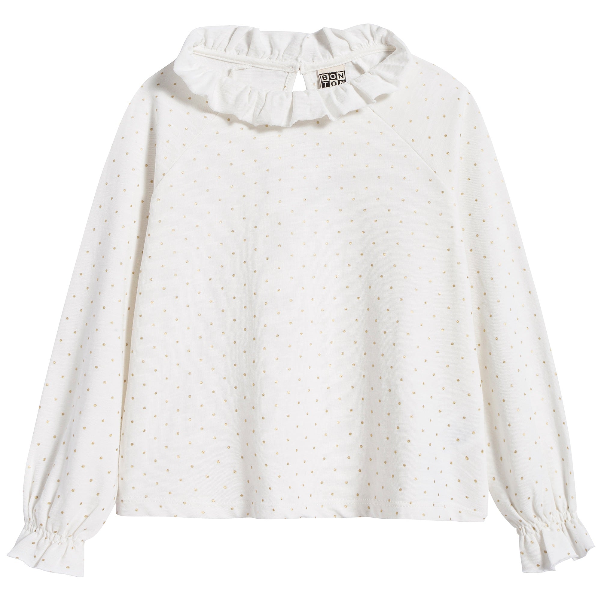 Girls White Cotton Blouse