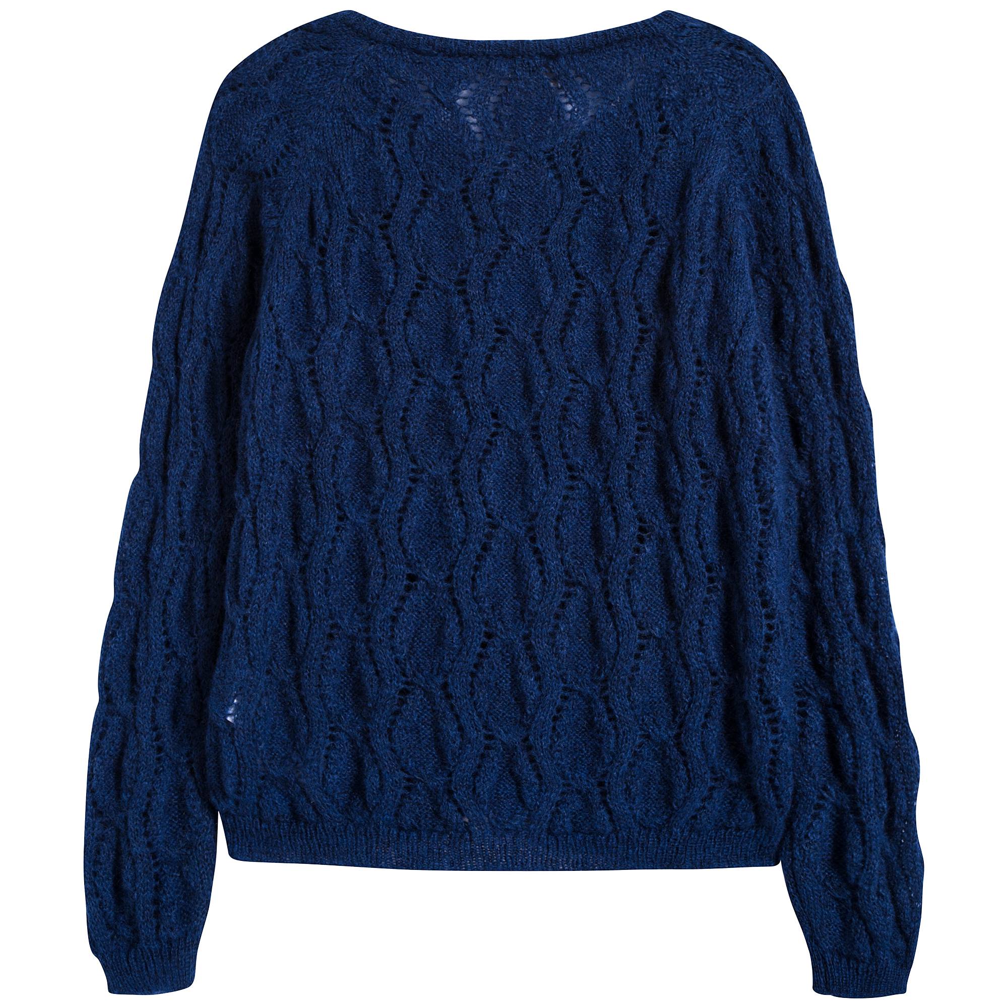 Girls Blue Klein Cardigan