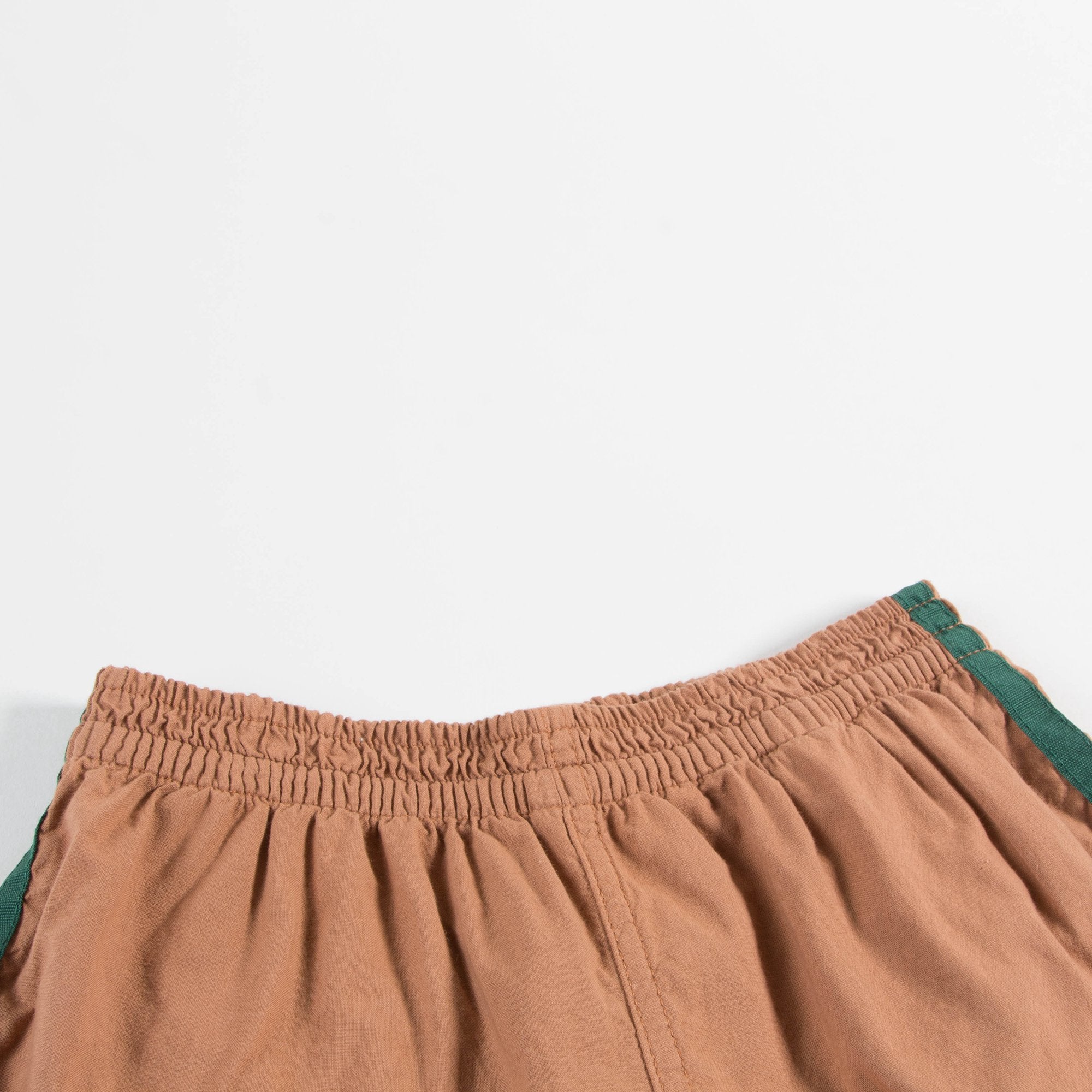 Girls & Boys Brown Bird Cotton Shorts