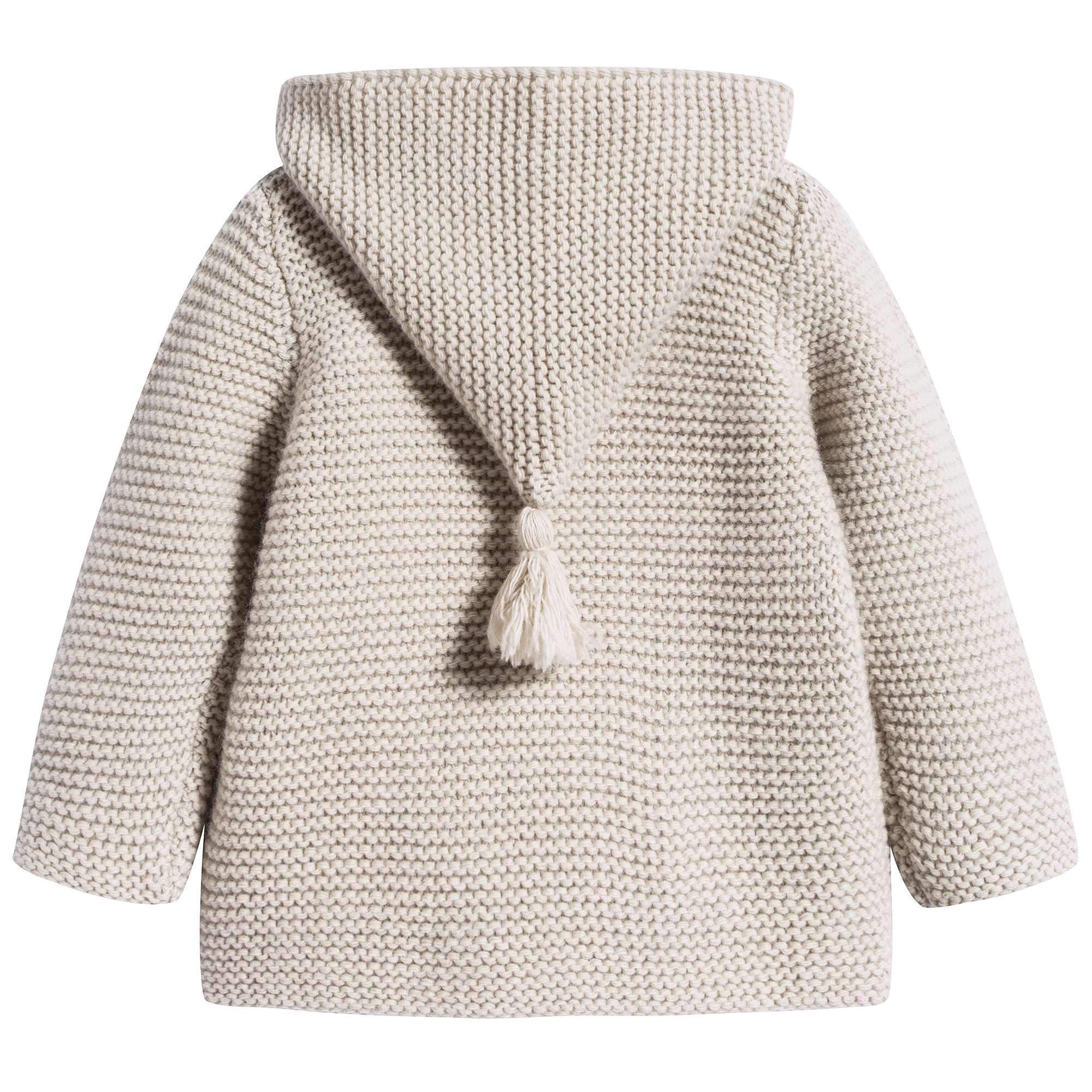 Baby Girls Vellum Beige Cardigan