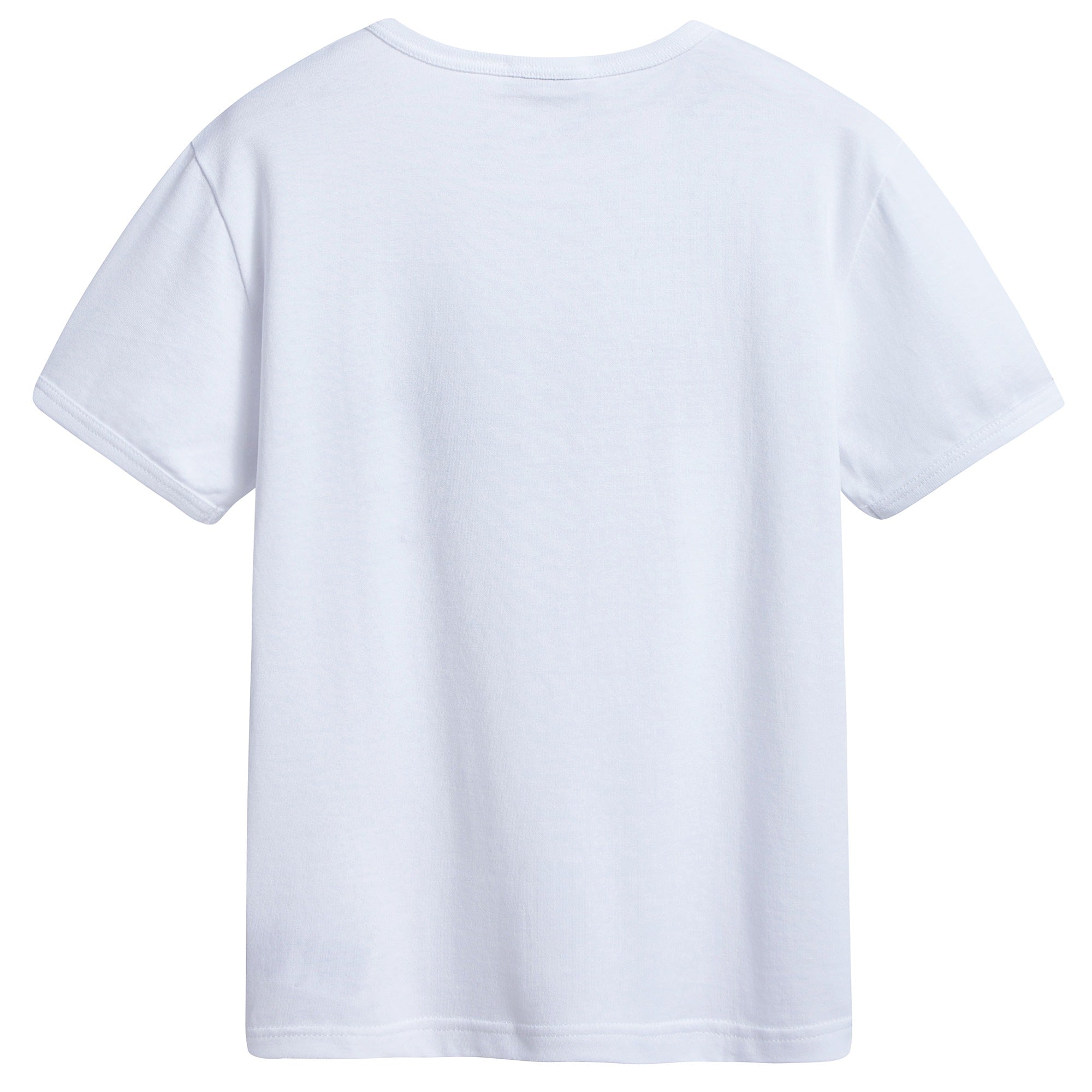 Girls & Boys White Cotton "Pninee" T-shirt