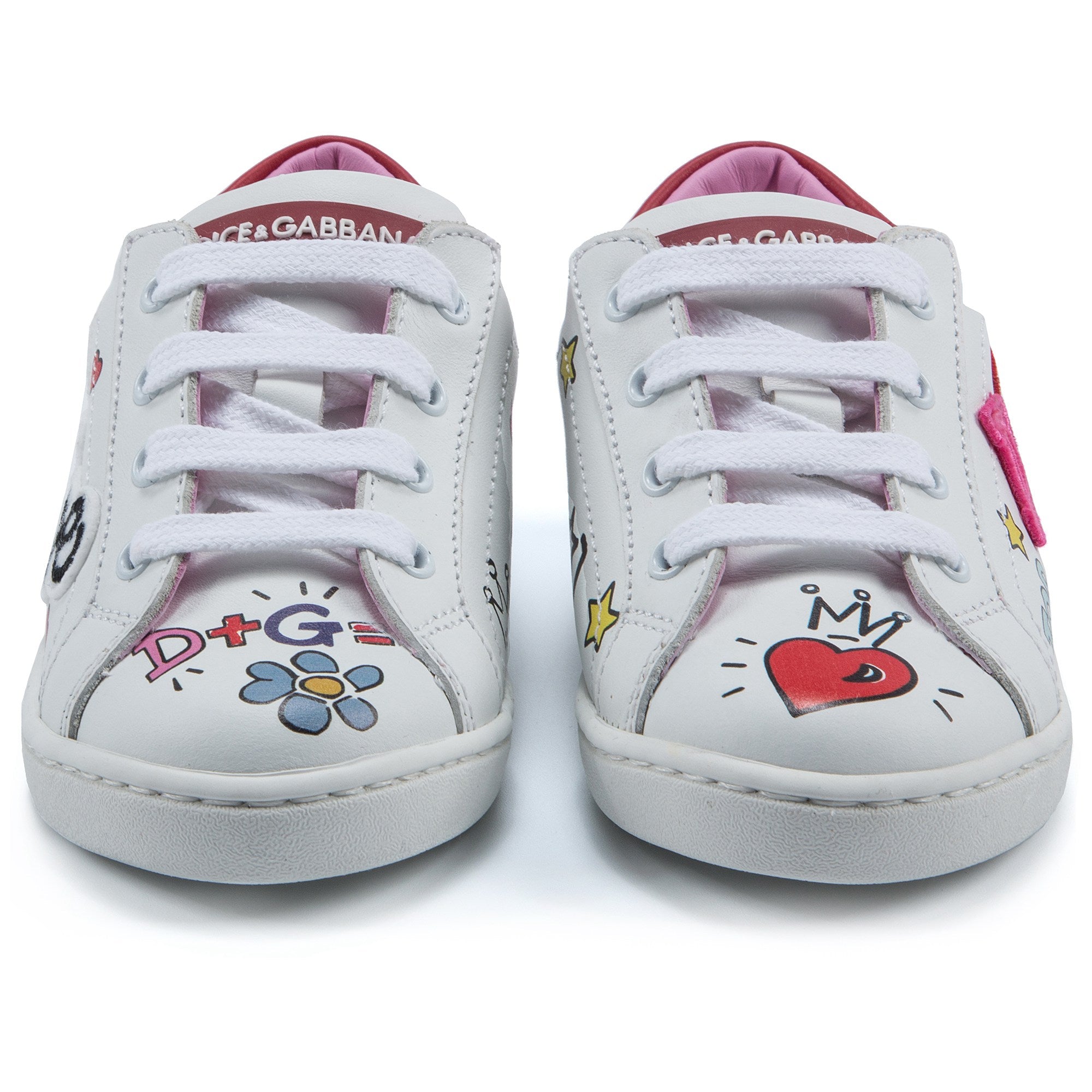 Girls White Calf Shoes
