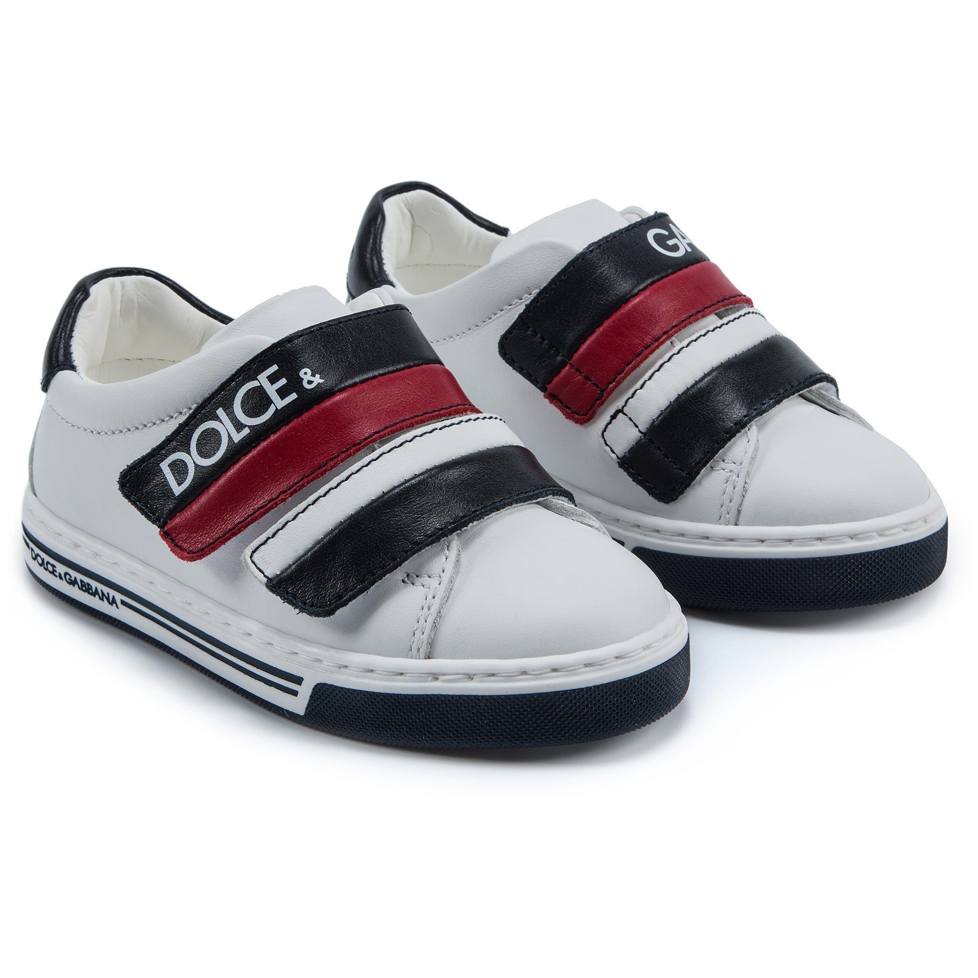 Girls White Velcro Shoes