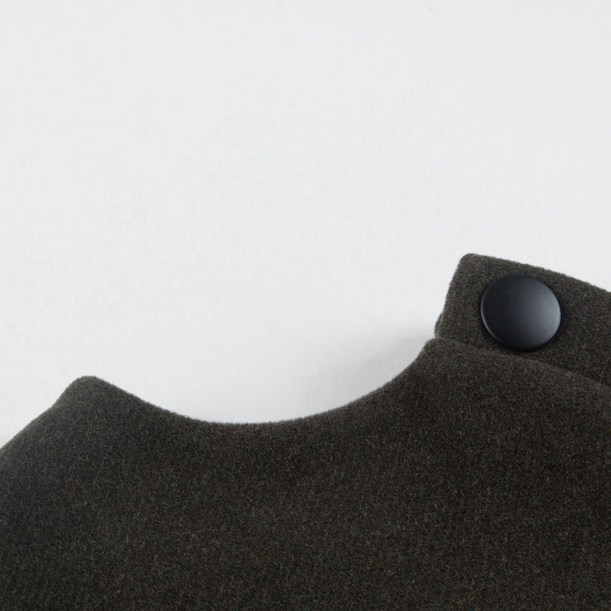 Veste en laine mélangée vert militaire pour filles
