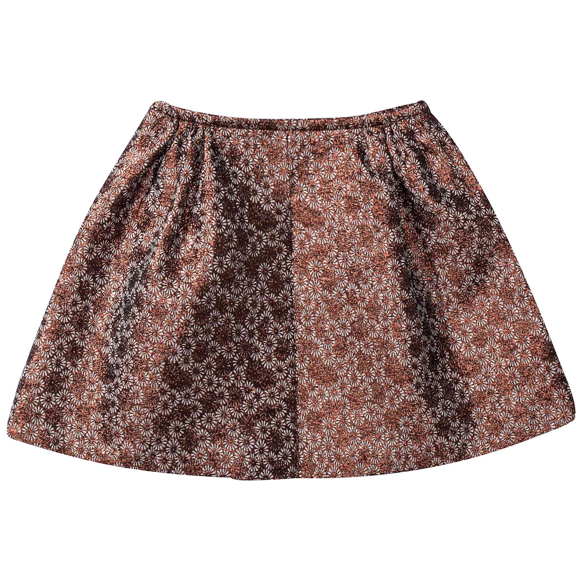 Girls Copper Flower skirt