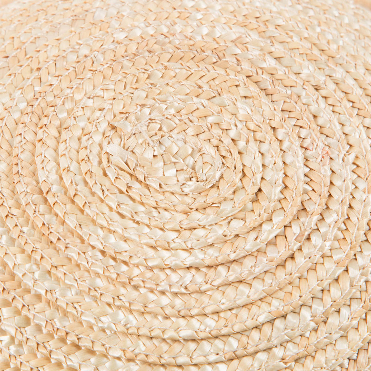 Chapeau de paille à cordelette pour petite fille