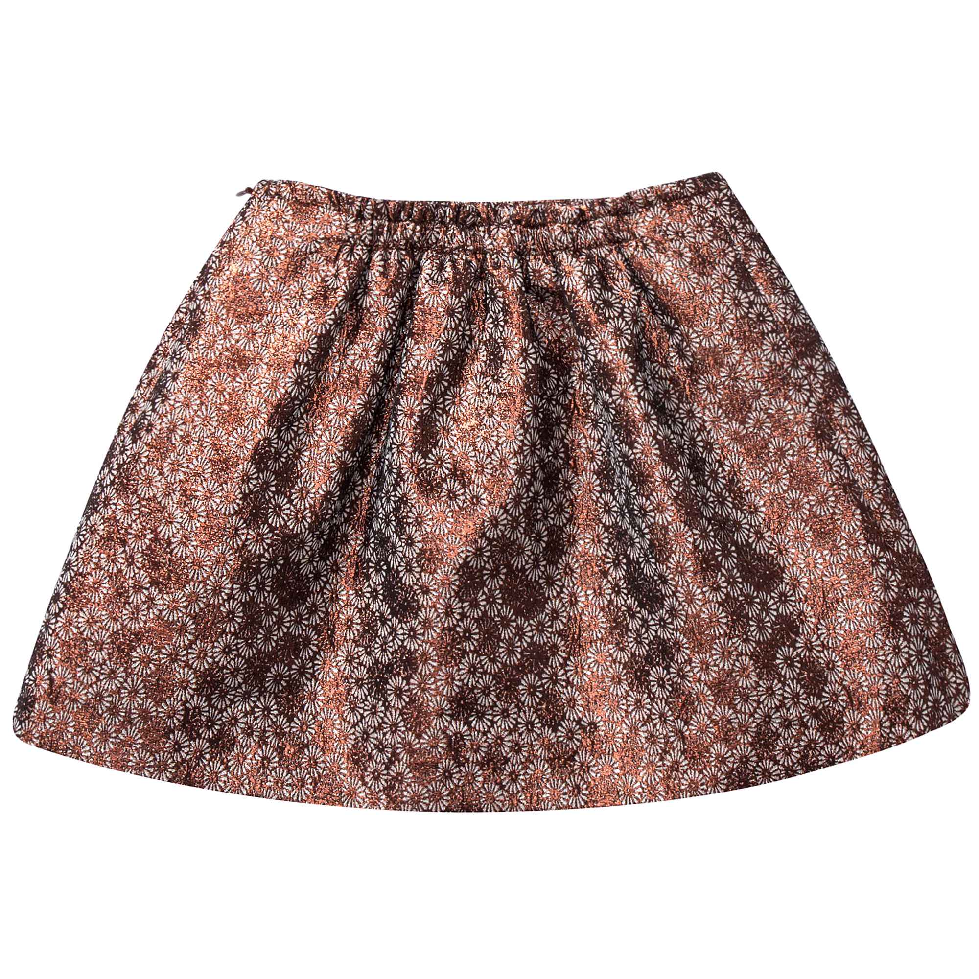 Girls Copper Flower skirt