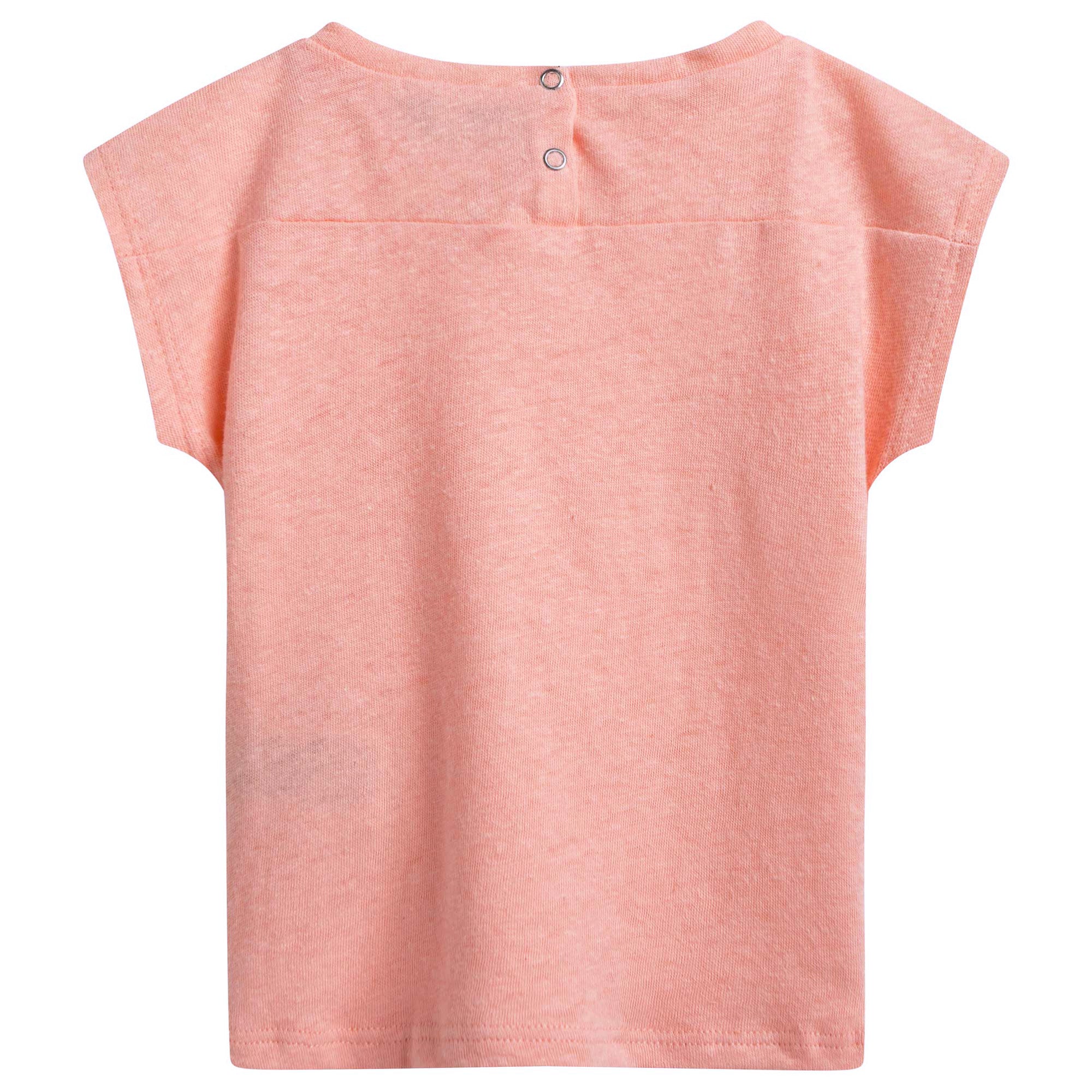 Baby Girls Pink Cotton T-shirt