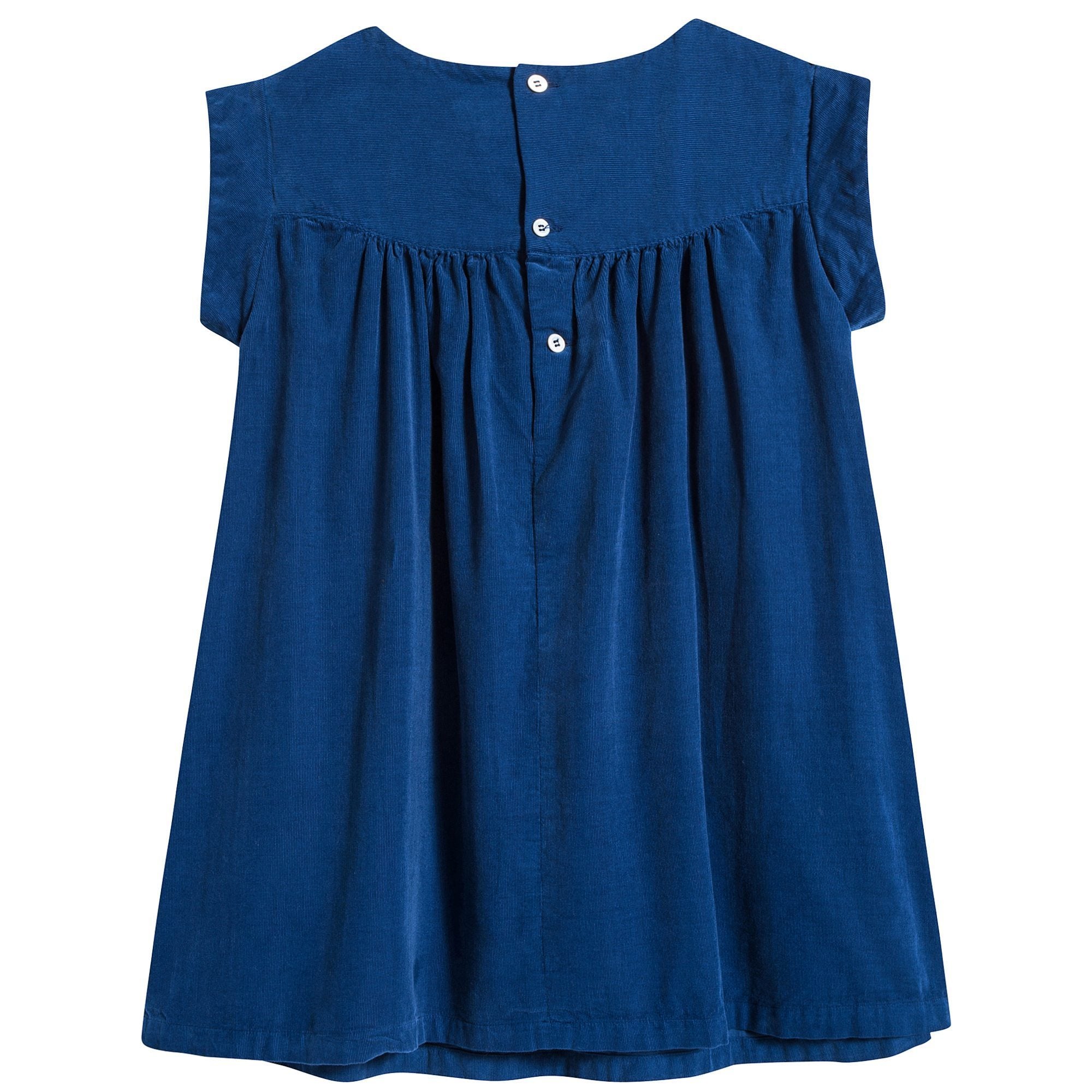Girls Blue Klein Cotton Dress