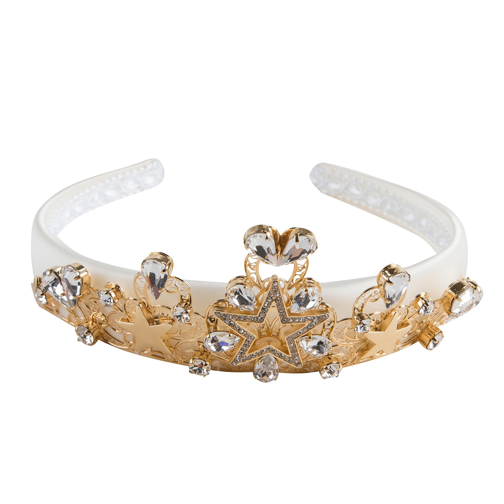Girls Gold Crown Headband