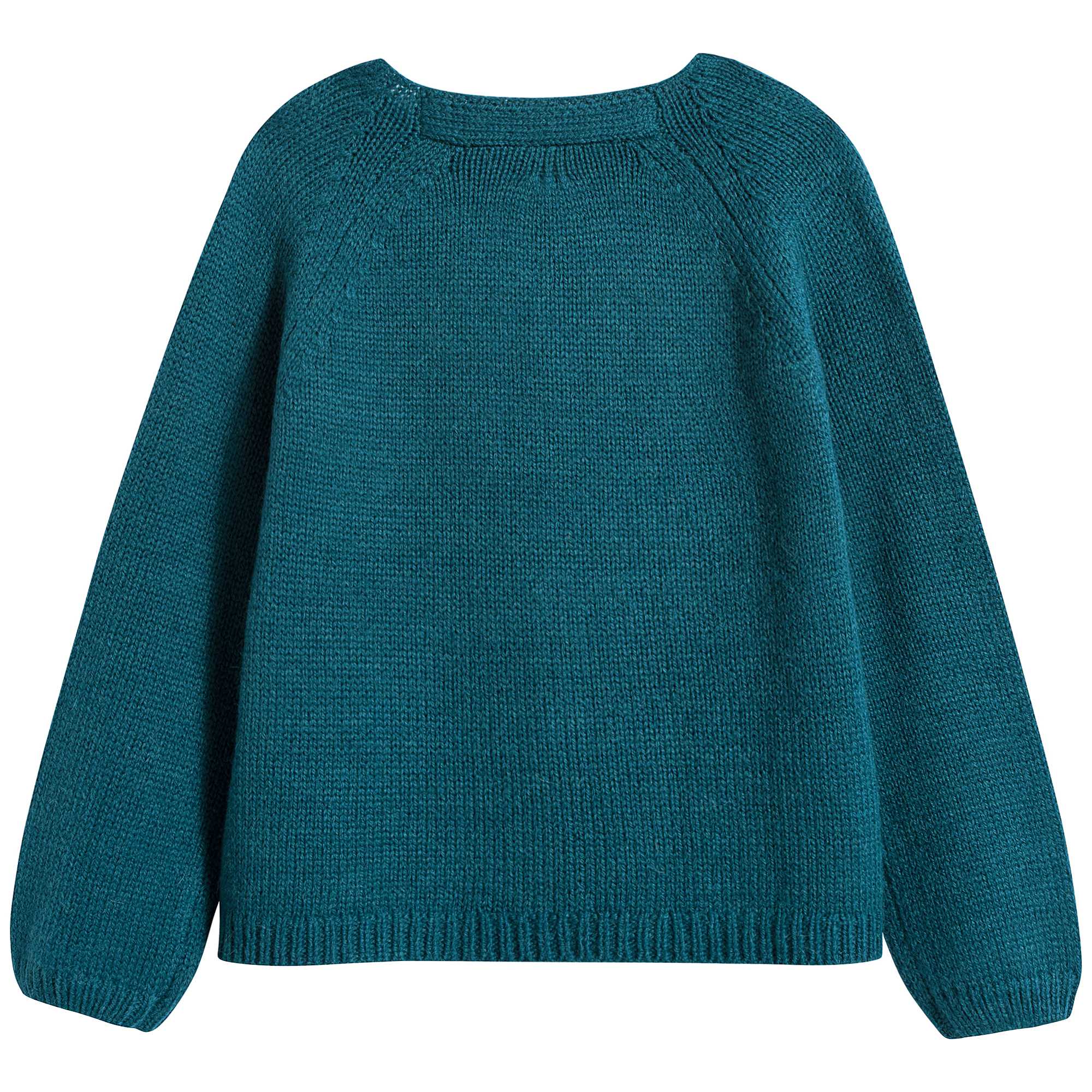 Girls Blue Paon Cardigan