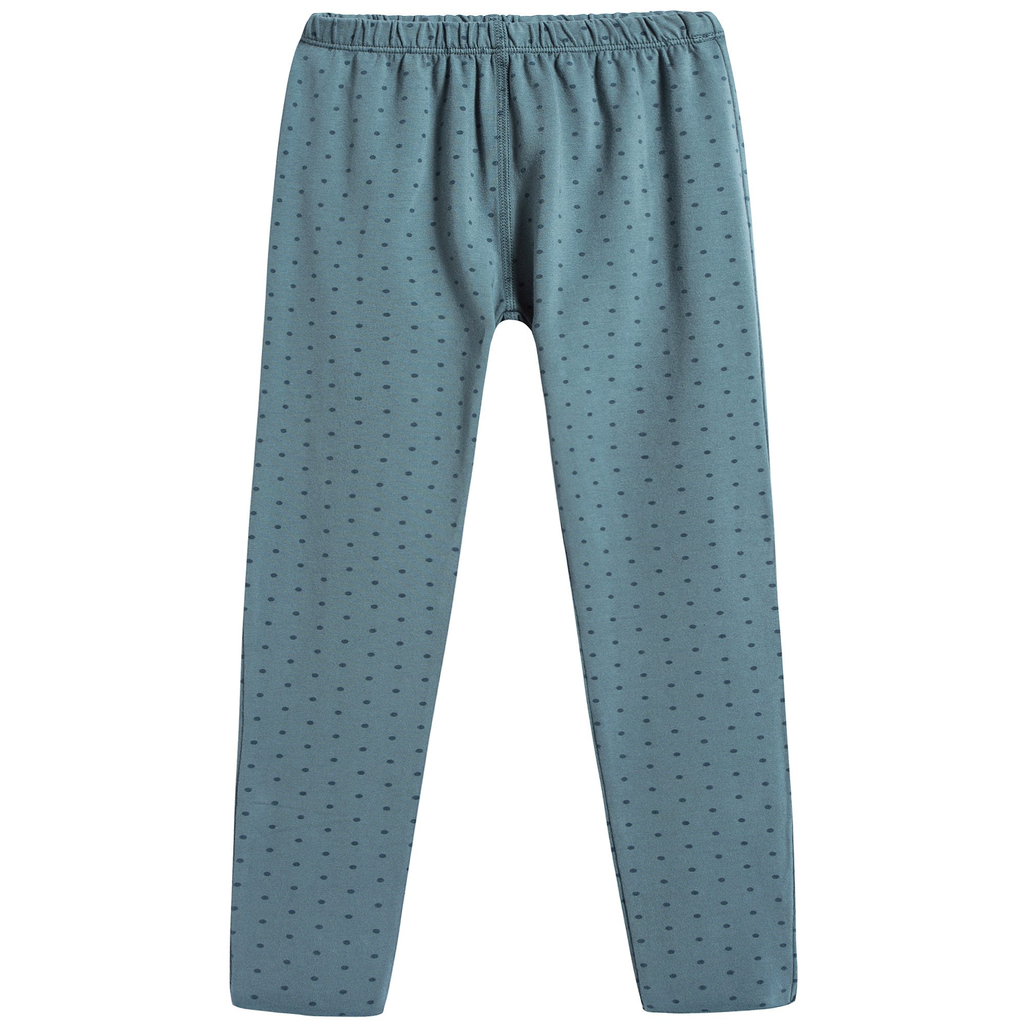 Girls Grey Cotton Leggings