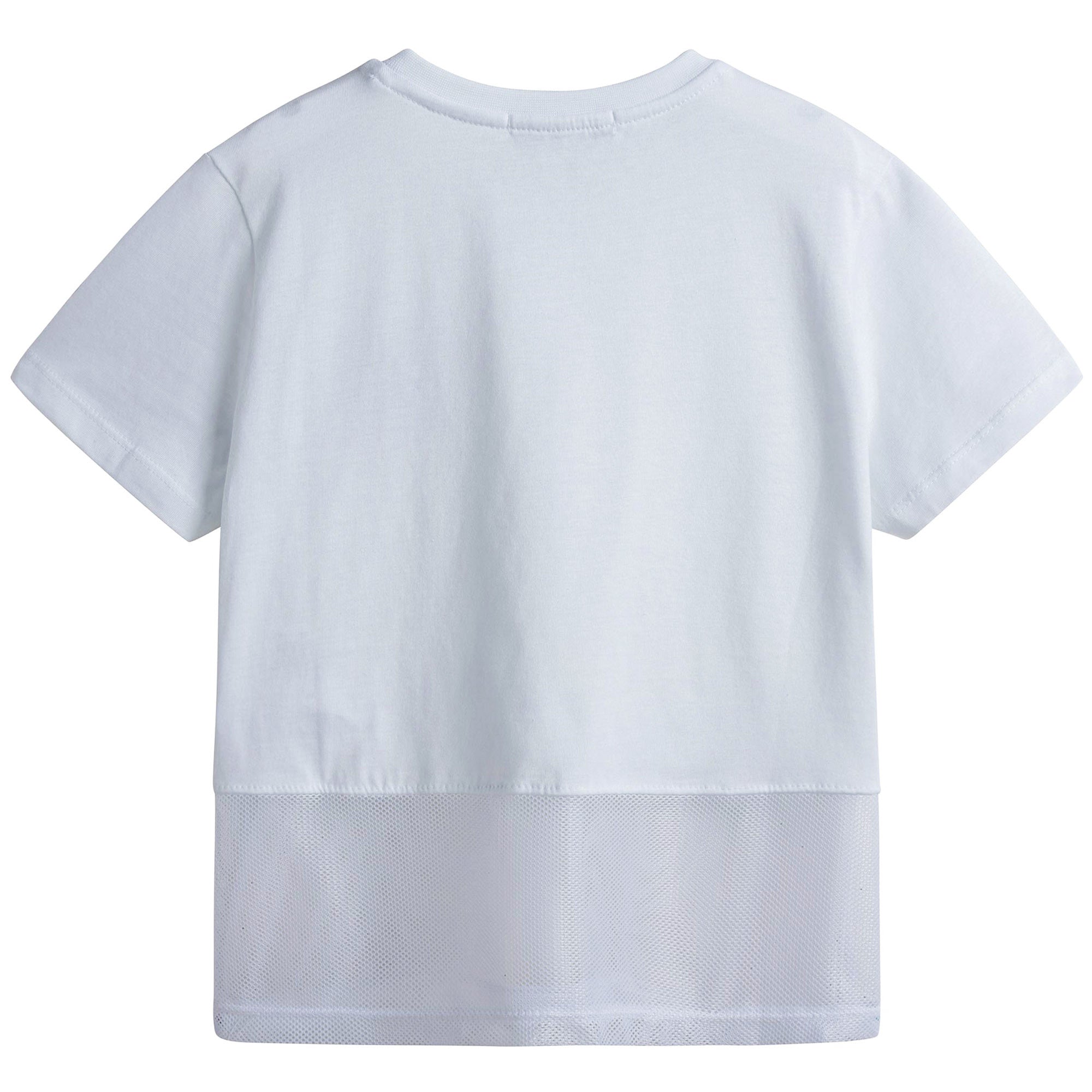 Girls White "M" T-shirt