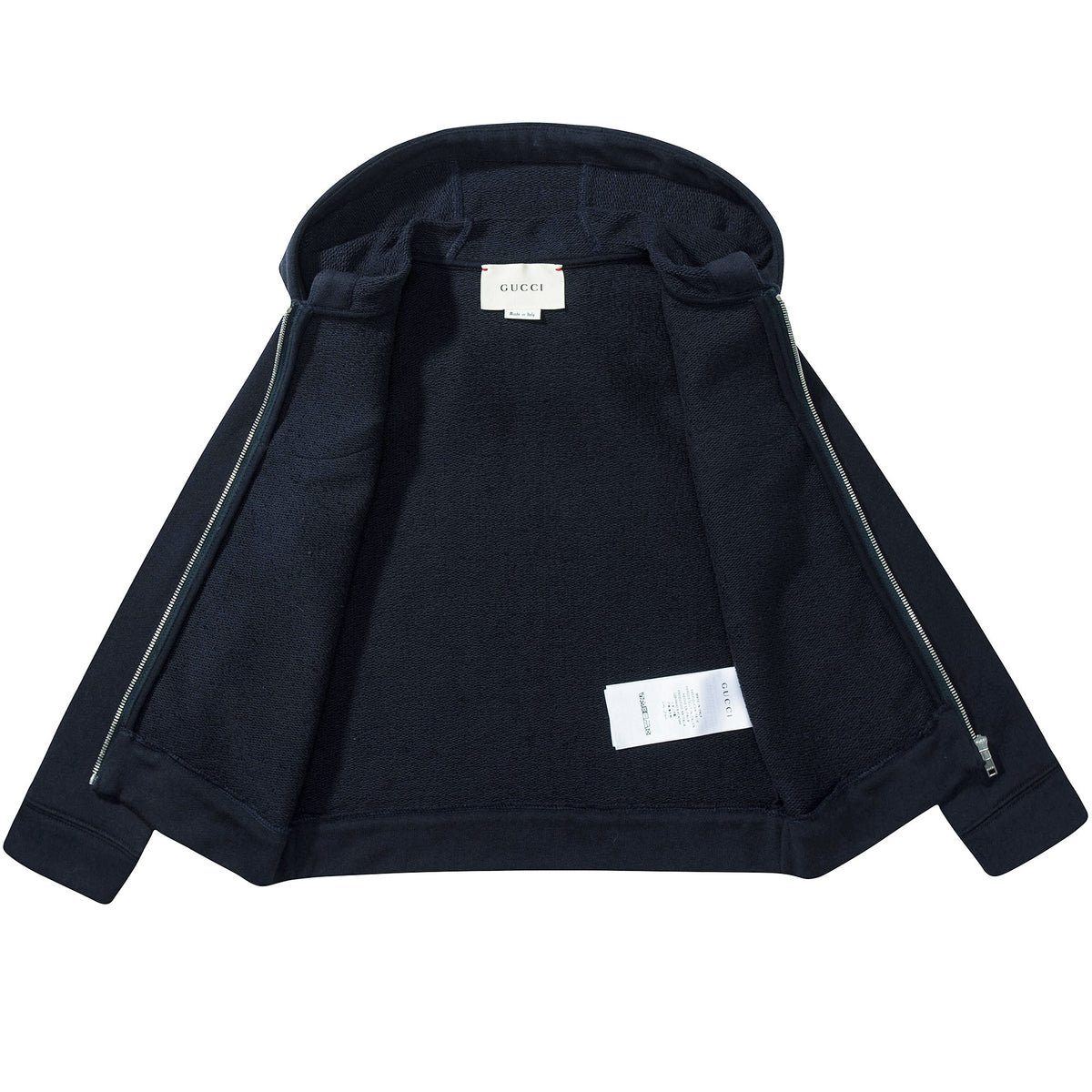 Sweat-shirt en jersey de coton bleu pour fille