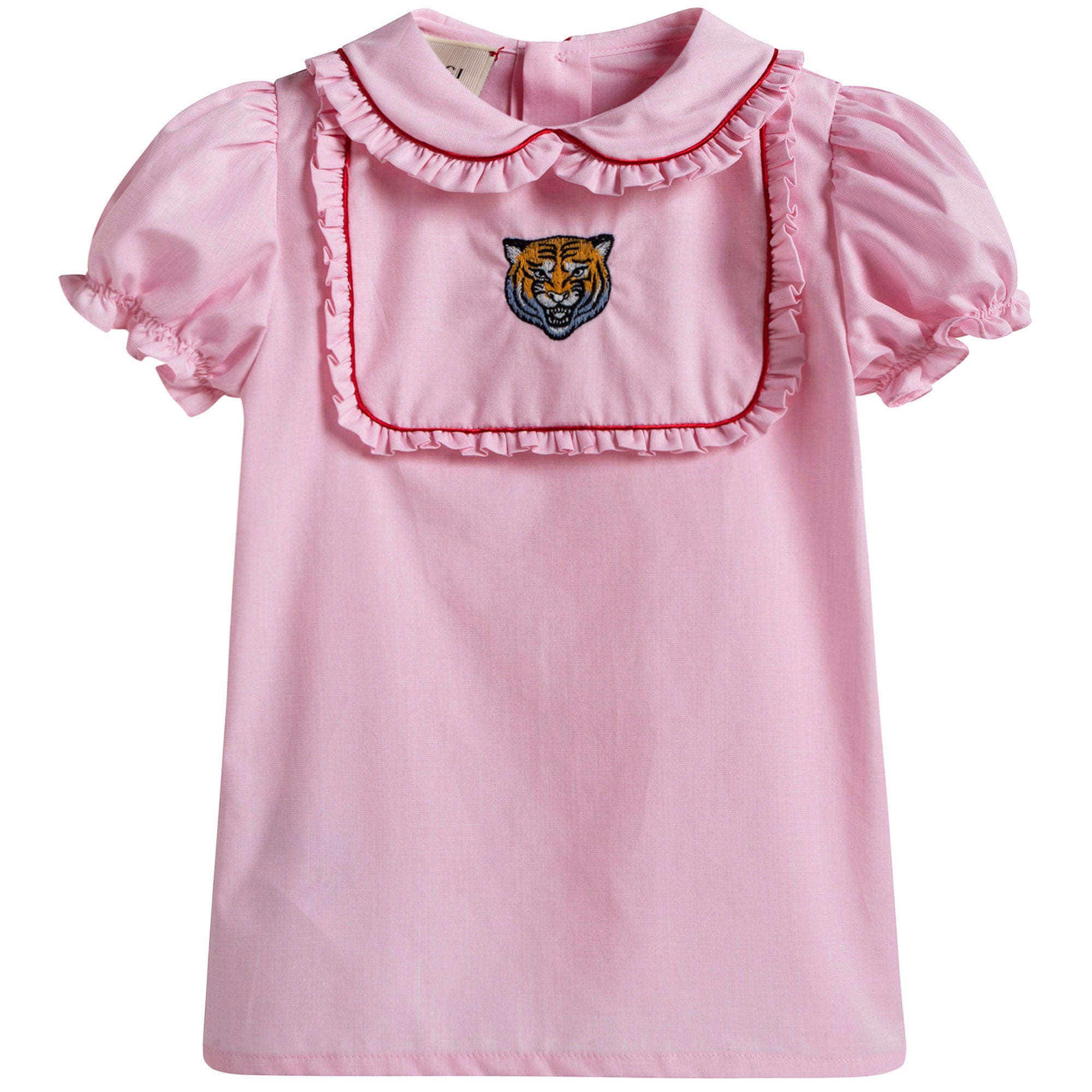 Baby Girls Light Pink Ribbed Cuffs Top