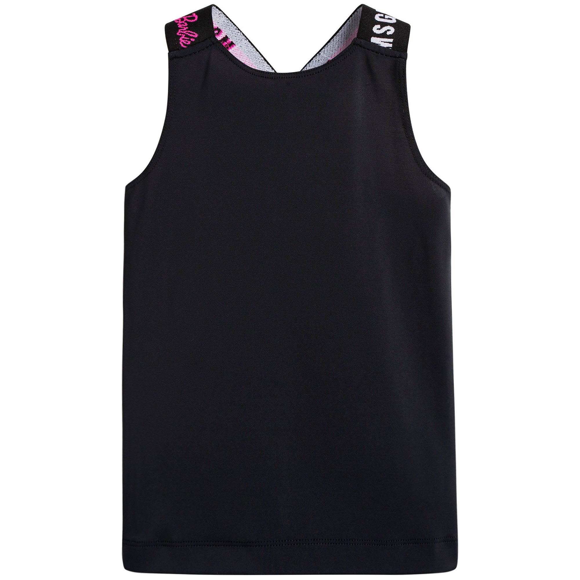 Girls Black Tank Vest
