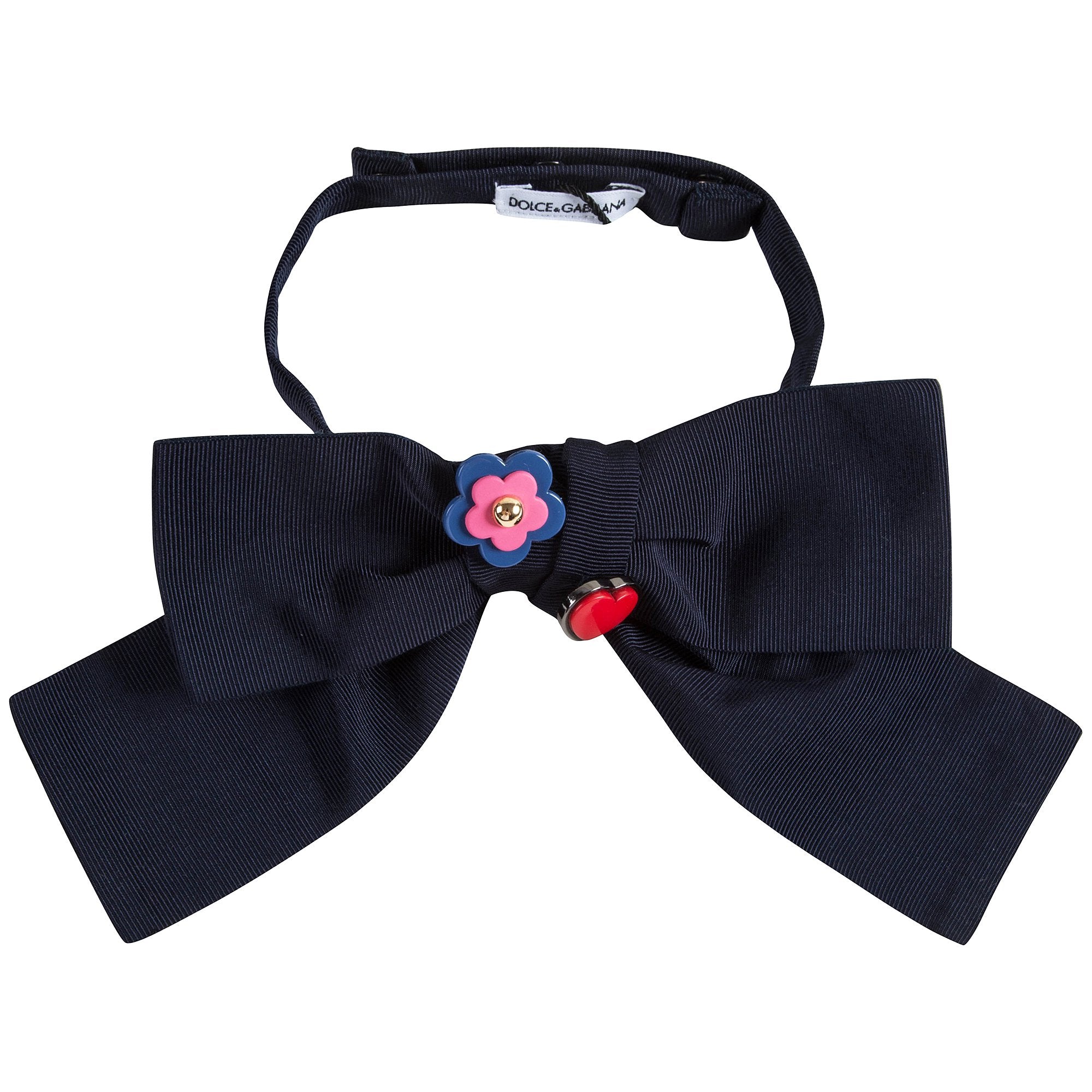 Girls & Boys Dark Blue Bow Tie