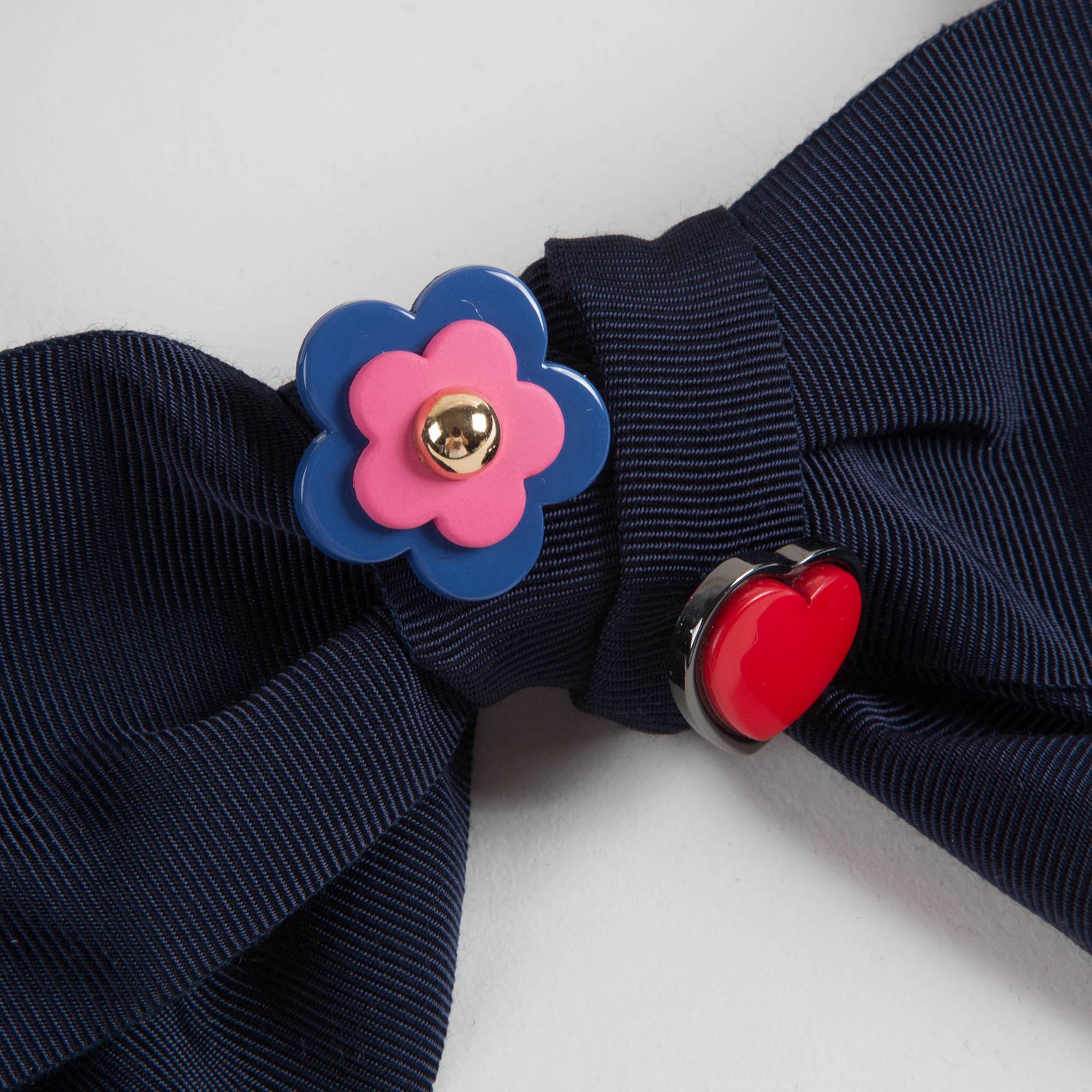 Girls & Boys Dark Blue Bow Tie