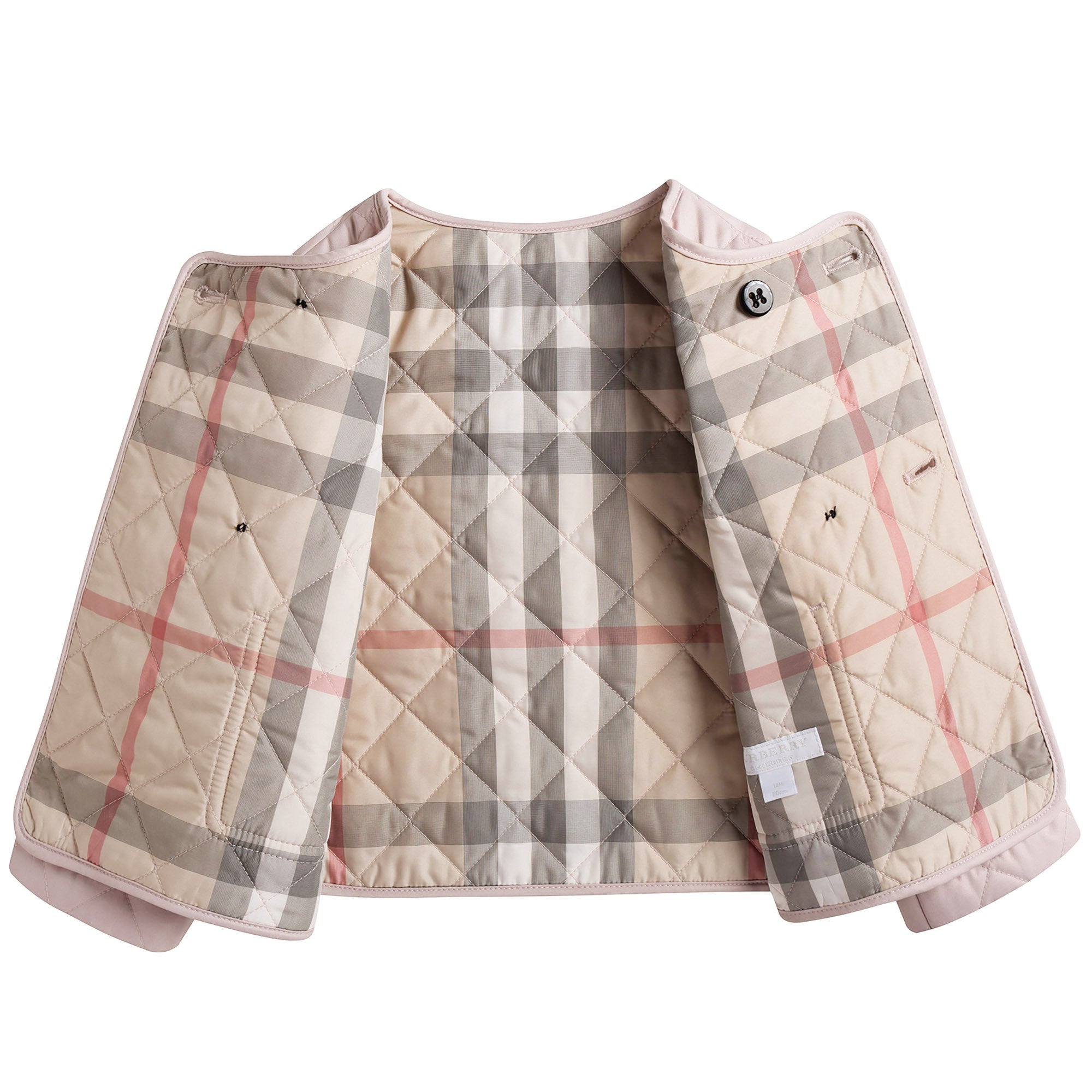 Baby Girls Pink Quilted Jacket