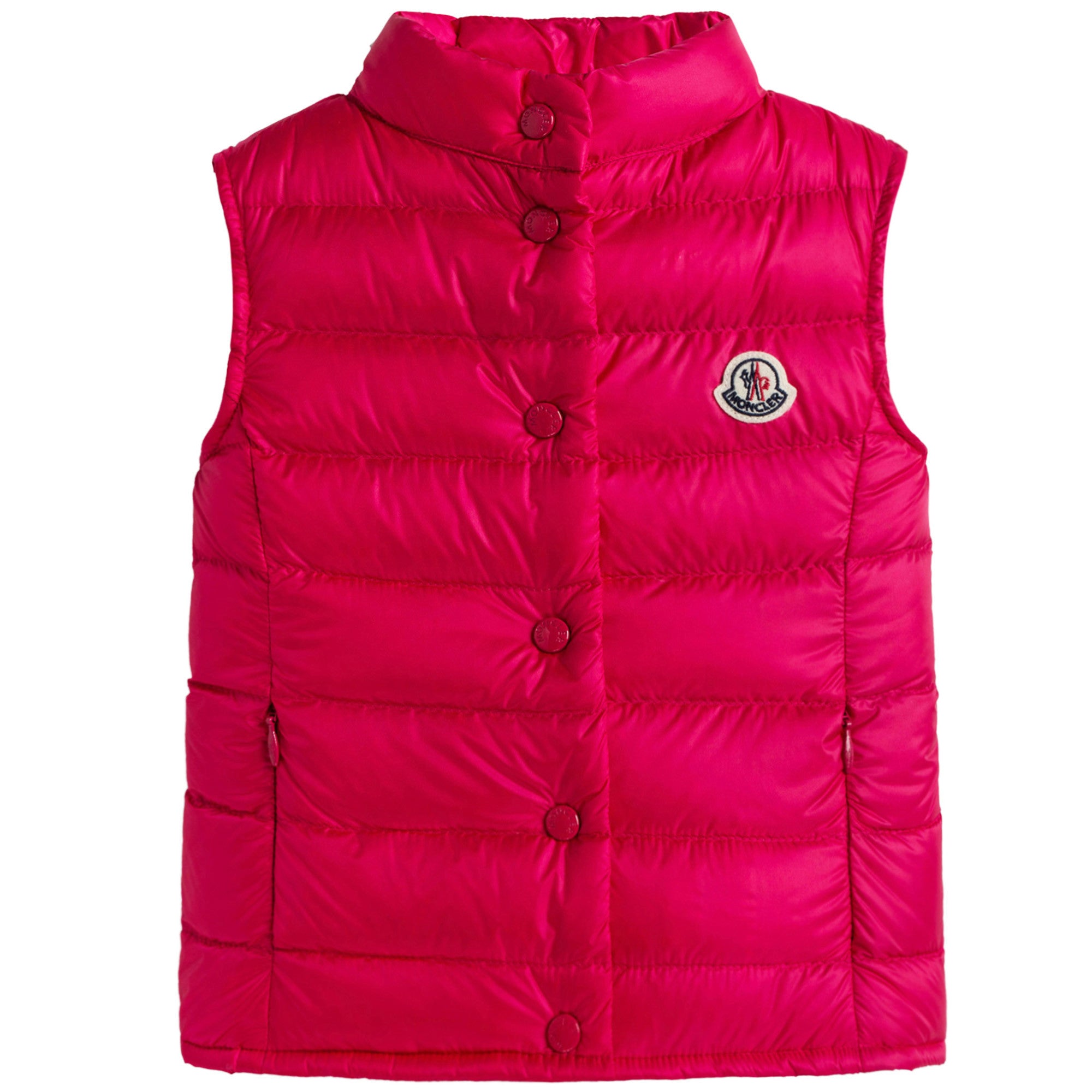 Baby Girls Fuchsia "Liane" Down Padded Gilet