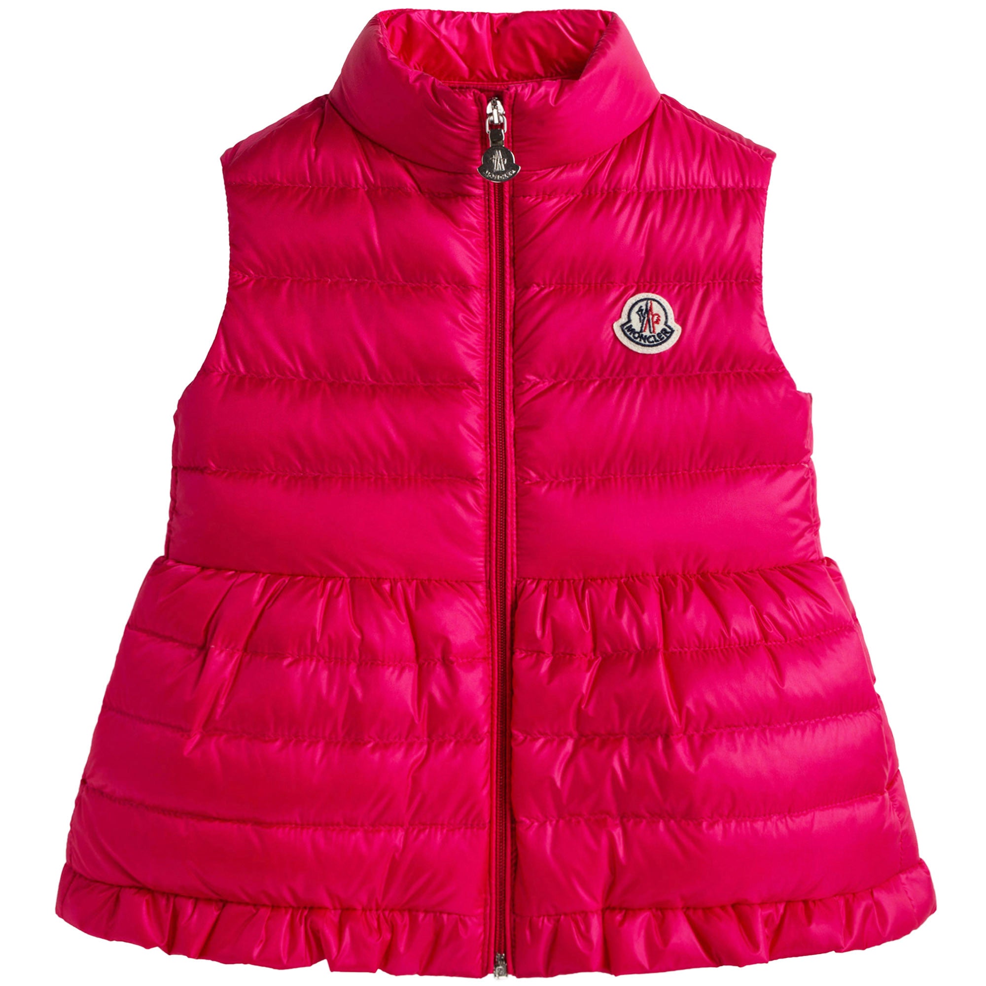 Baby Girls Fuchsia "New Cherame"Down Padded Gilet