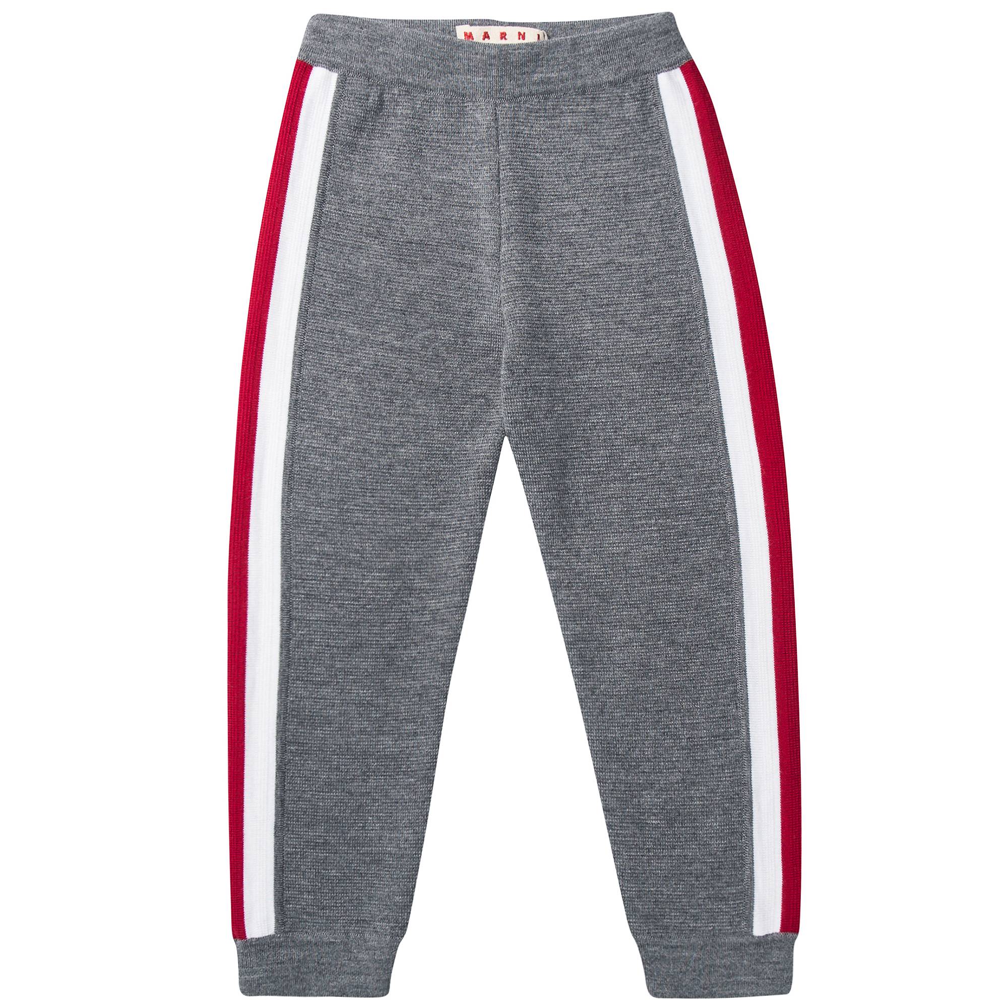 Girls Medium Grey Wool Trousers