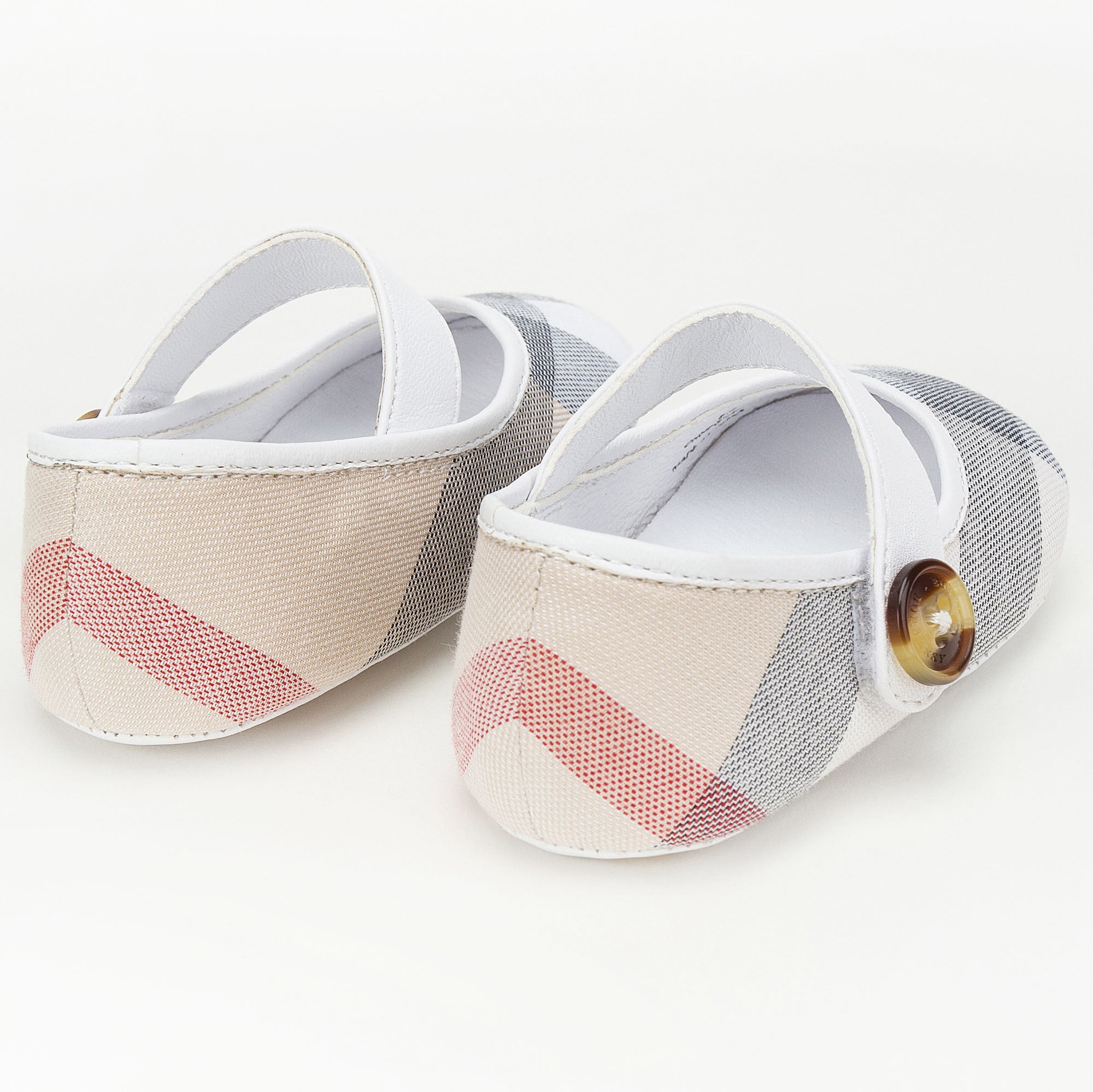 Baby Girls 'Baldwyn' Beige Classic Check Shoes