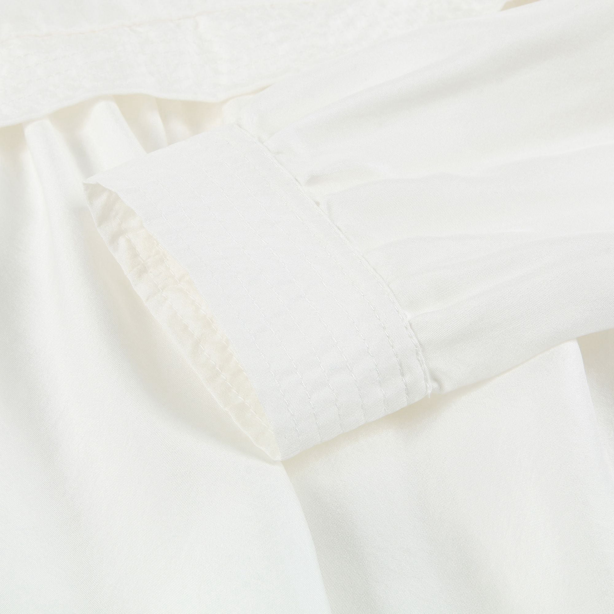 Girls White Soie Blouse