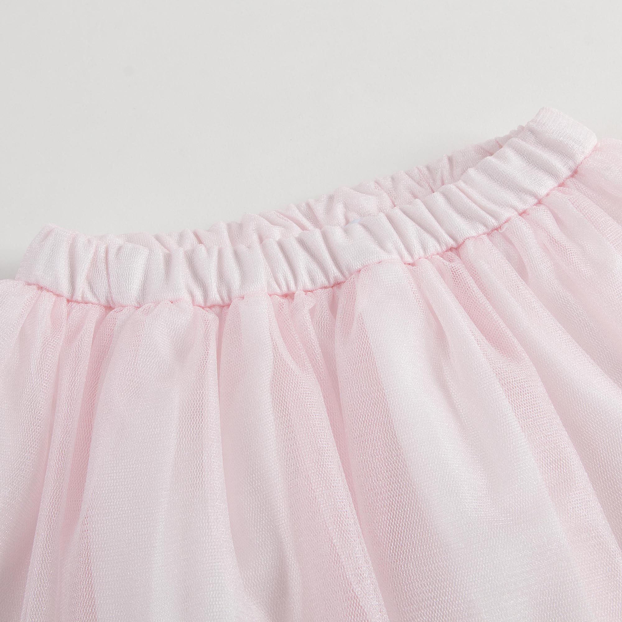 Baby Girls Quartz Pink Tulle Skirt