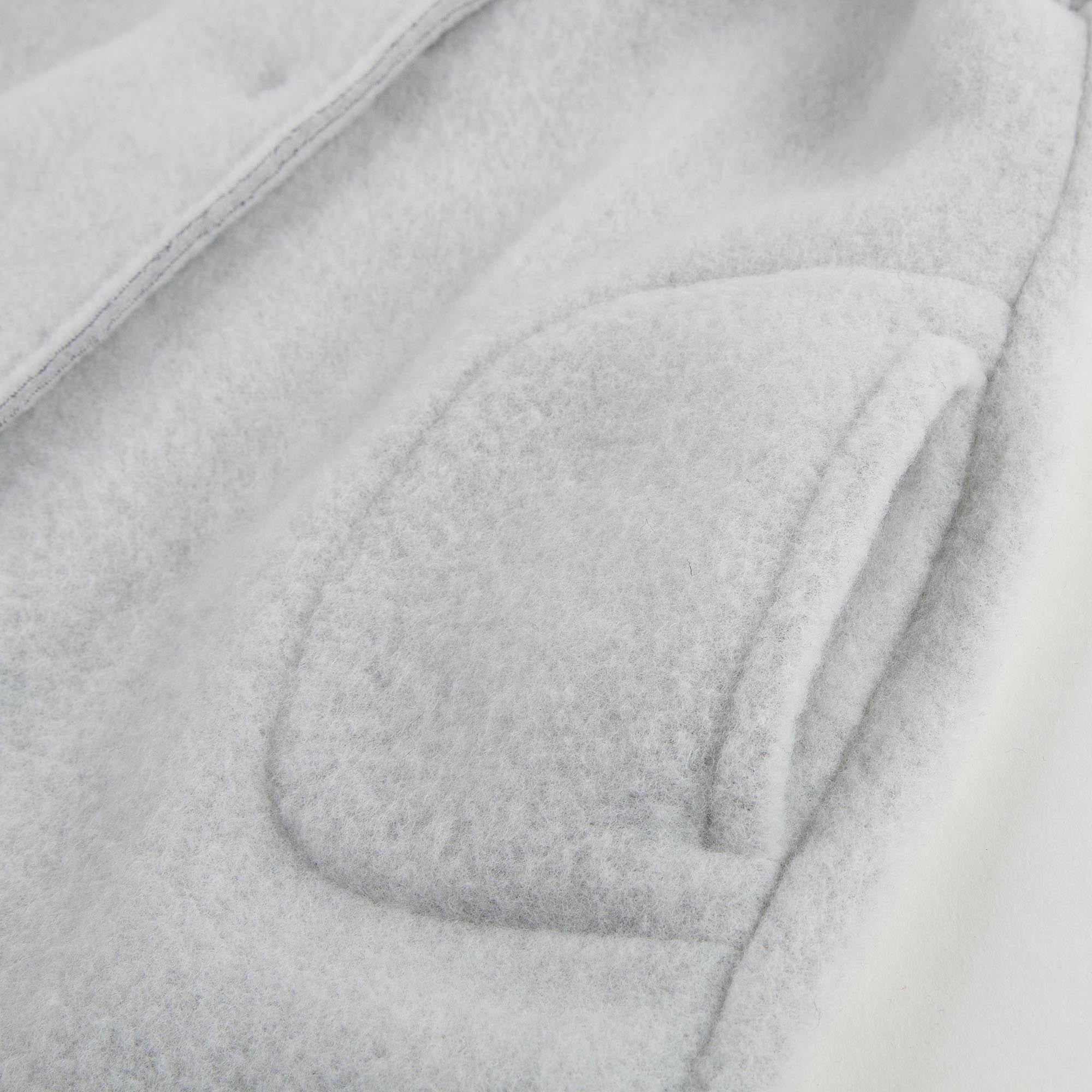 Girls Grey Bow Trims Collar Wool Coat