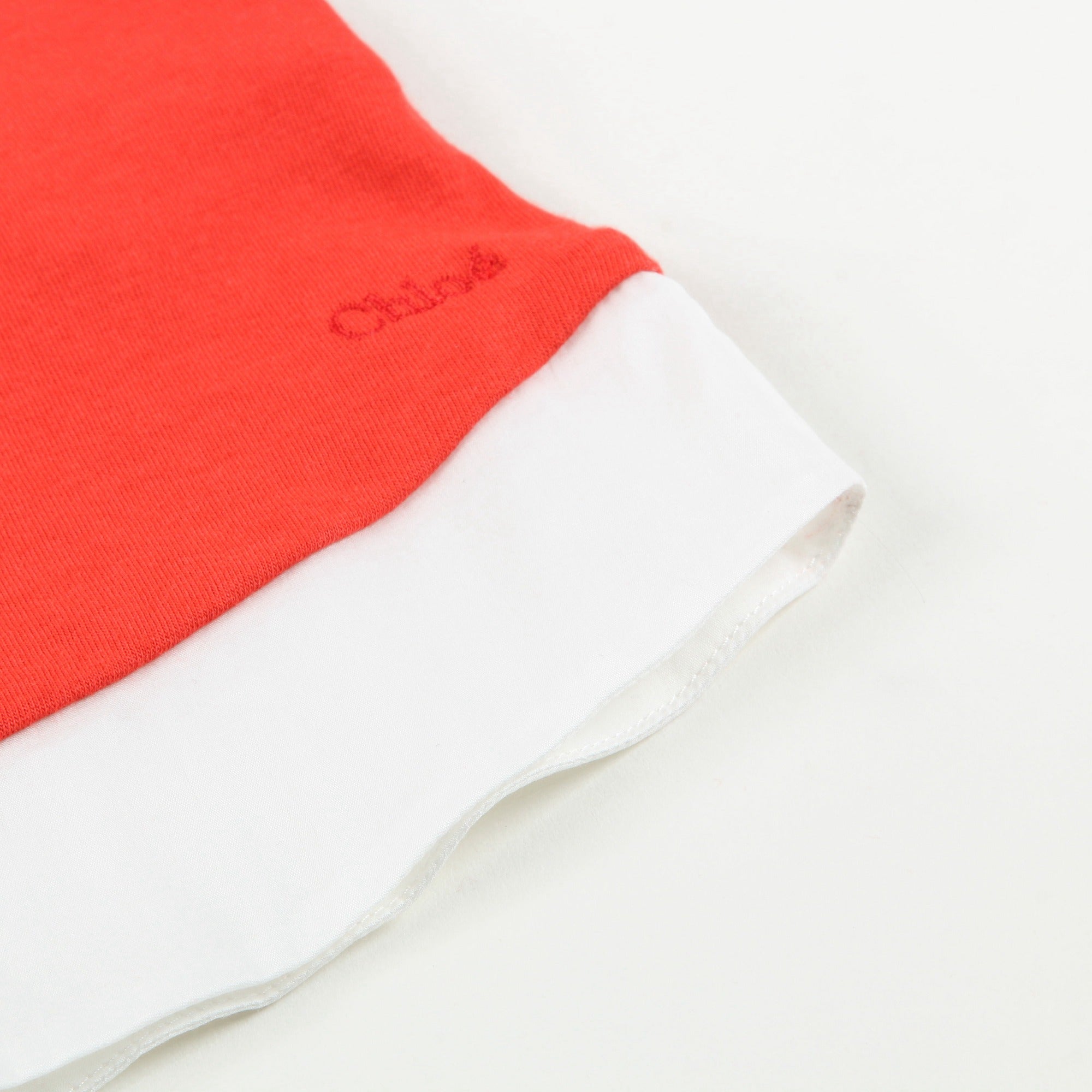 Girls Red Cotton T-shirt
