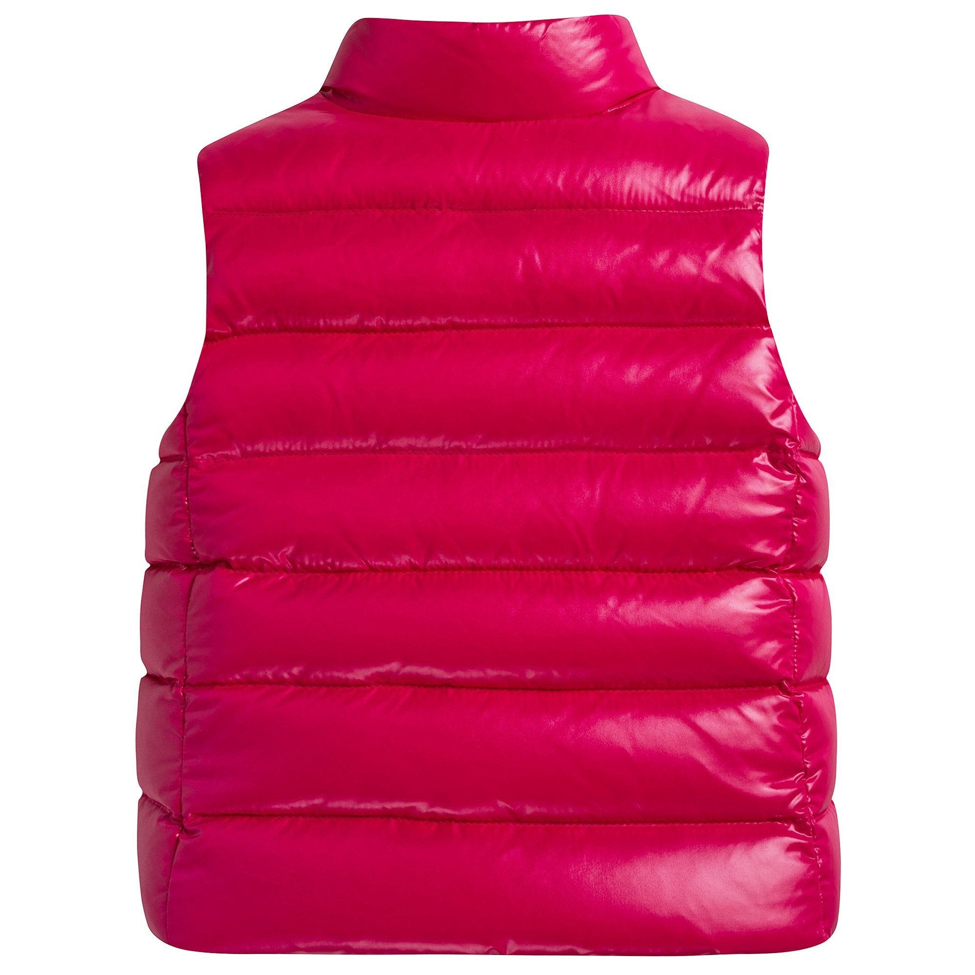 Girls Pink 'Ghany' Down Gilet