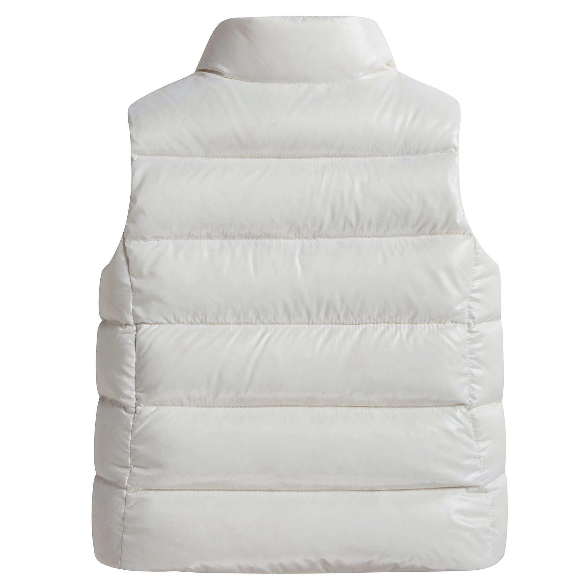 Baby Girls Ivory 'Ghany' Down Gilet