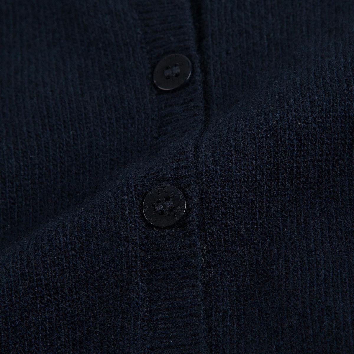 Gilet en laine bleu marine pour filles avec nœuds décoratifs argentés